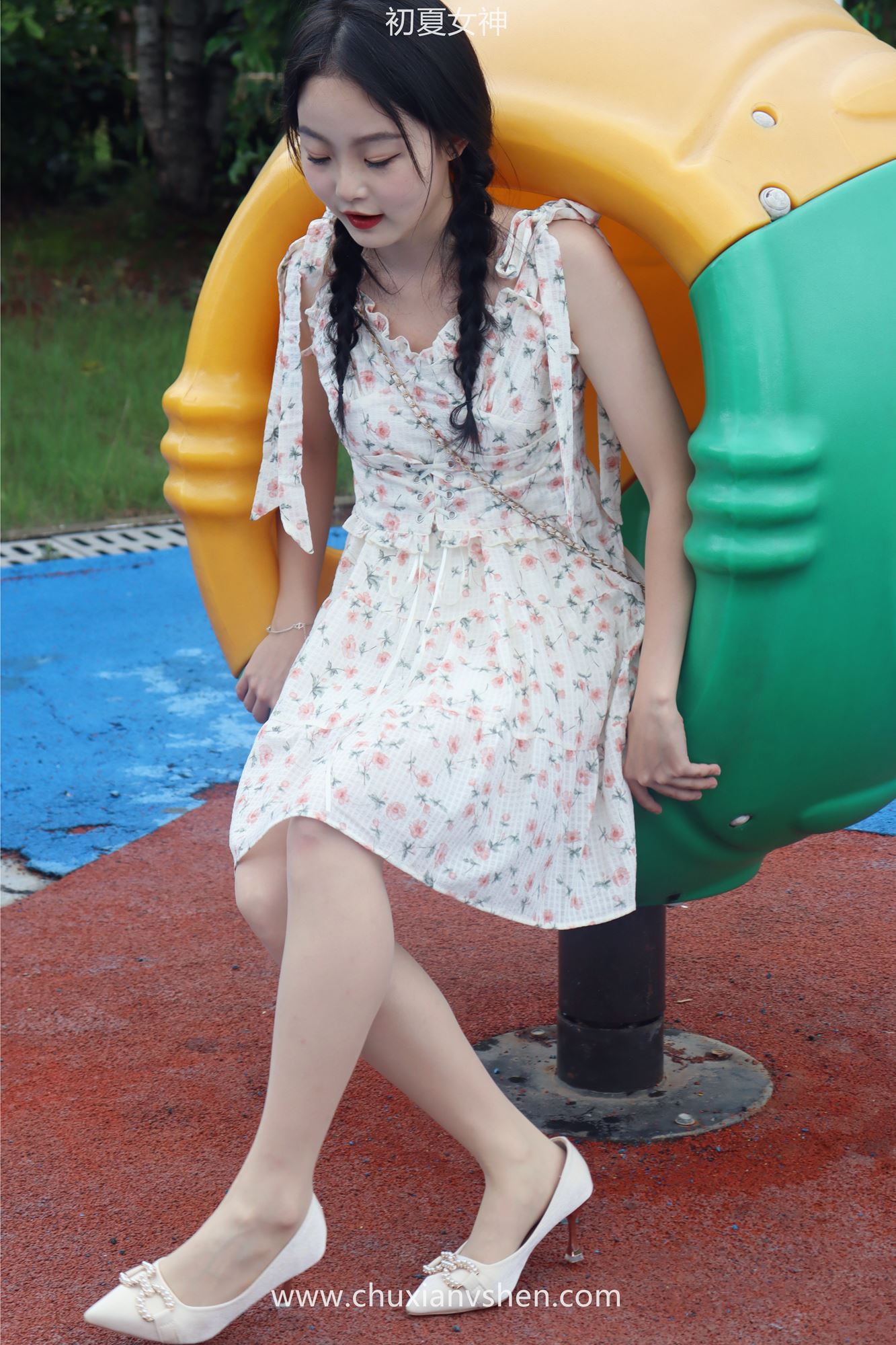 图片[18]-初夏女神 NO.050 双双 公园游玩[200P] – 速更版-美库