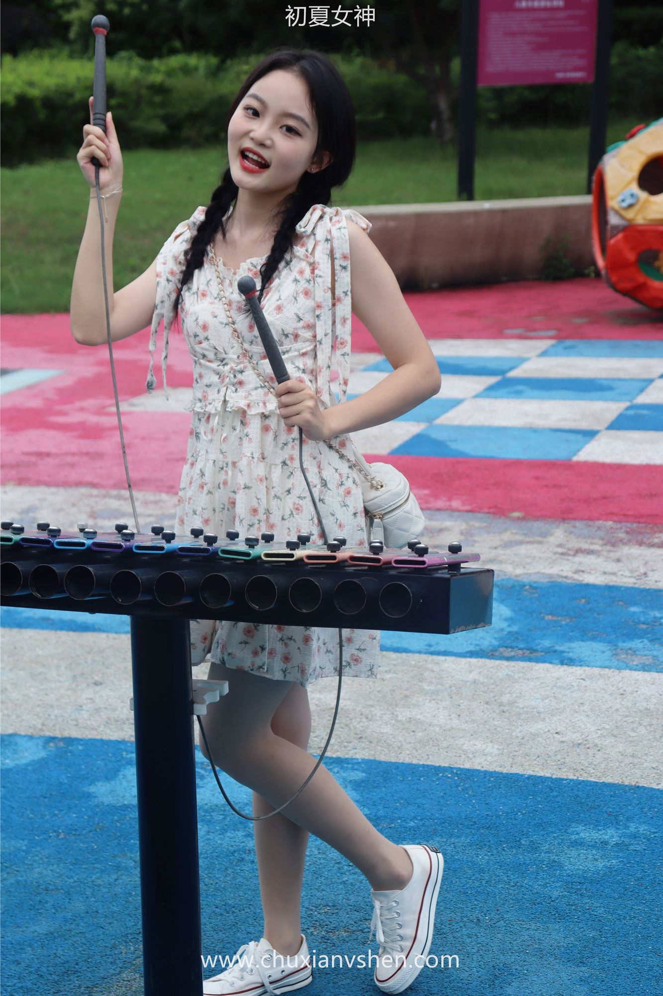 图片[38]-初夏女神 NO.050 双双 公园游玩[200P] – 速更版-美库