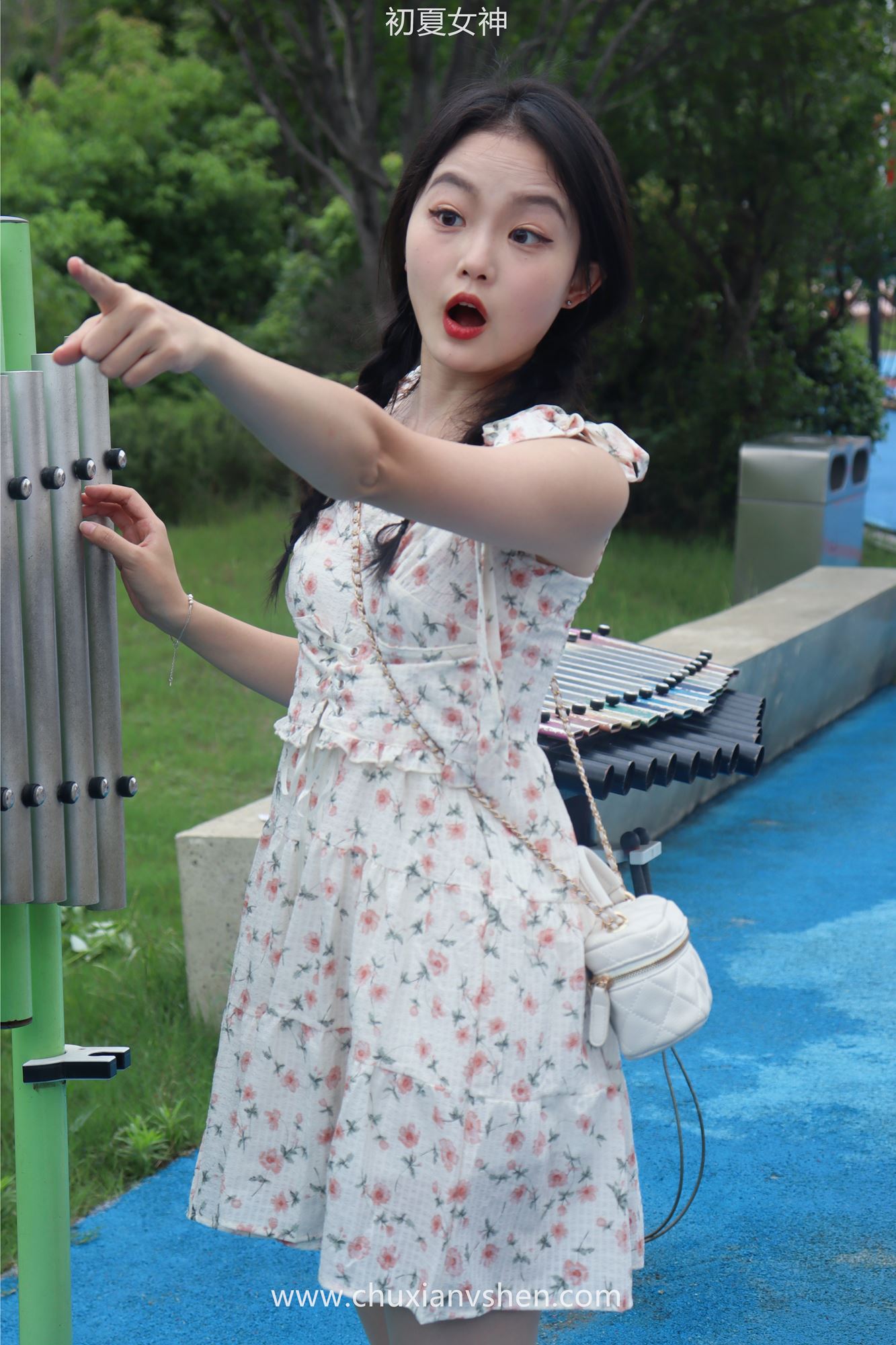 图片[39]-初夏女神 NO.050 双双 公园游玩[200P] – 速更版-美库