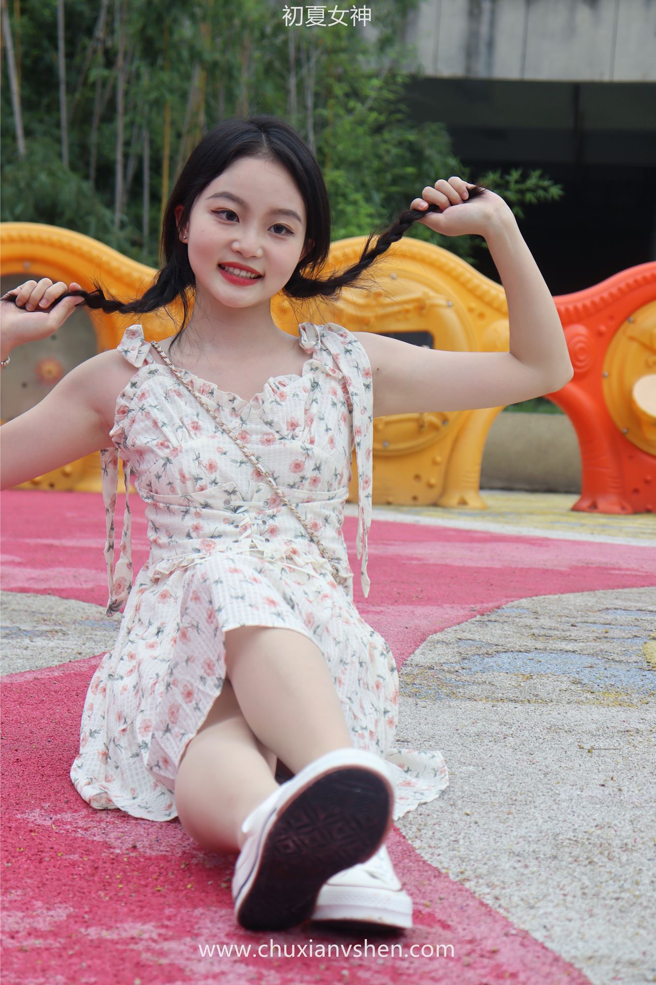 图片[50]-初夏女神 NO.050 双双 公园游玩[200P] – 速更版-美库