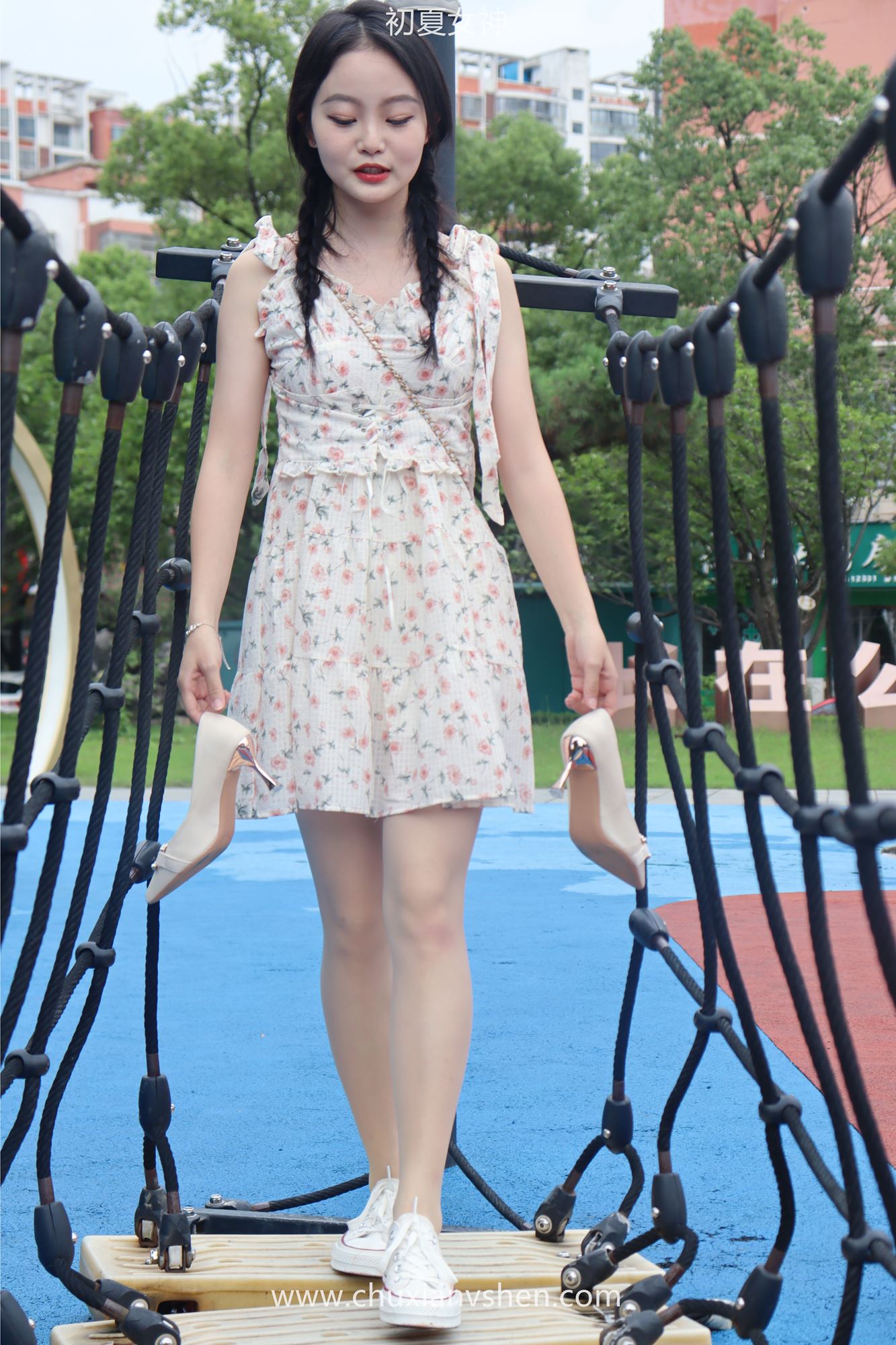 图片[51]-初夏女神 NO.050 双双 公园游玩[200P] – 速更版-美库