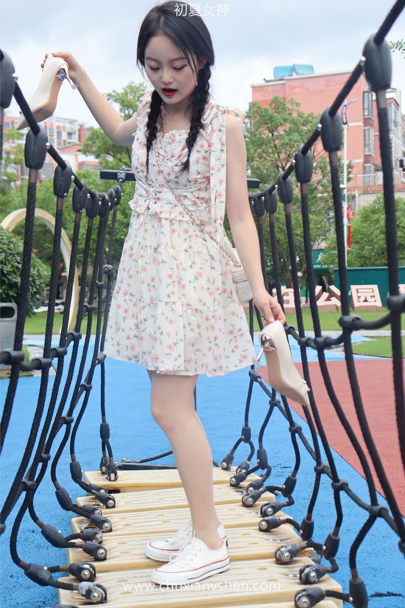 图片[52]-初夏女神 NO.050 双双 公园游玩[200P] – 速更版-美库