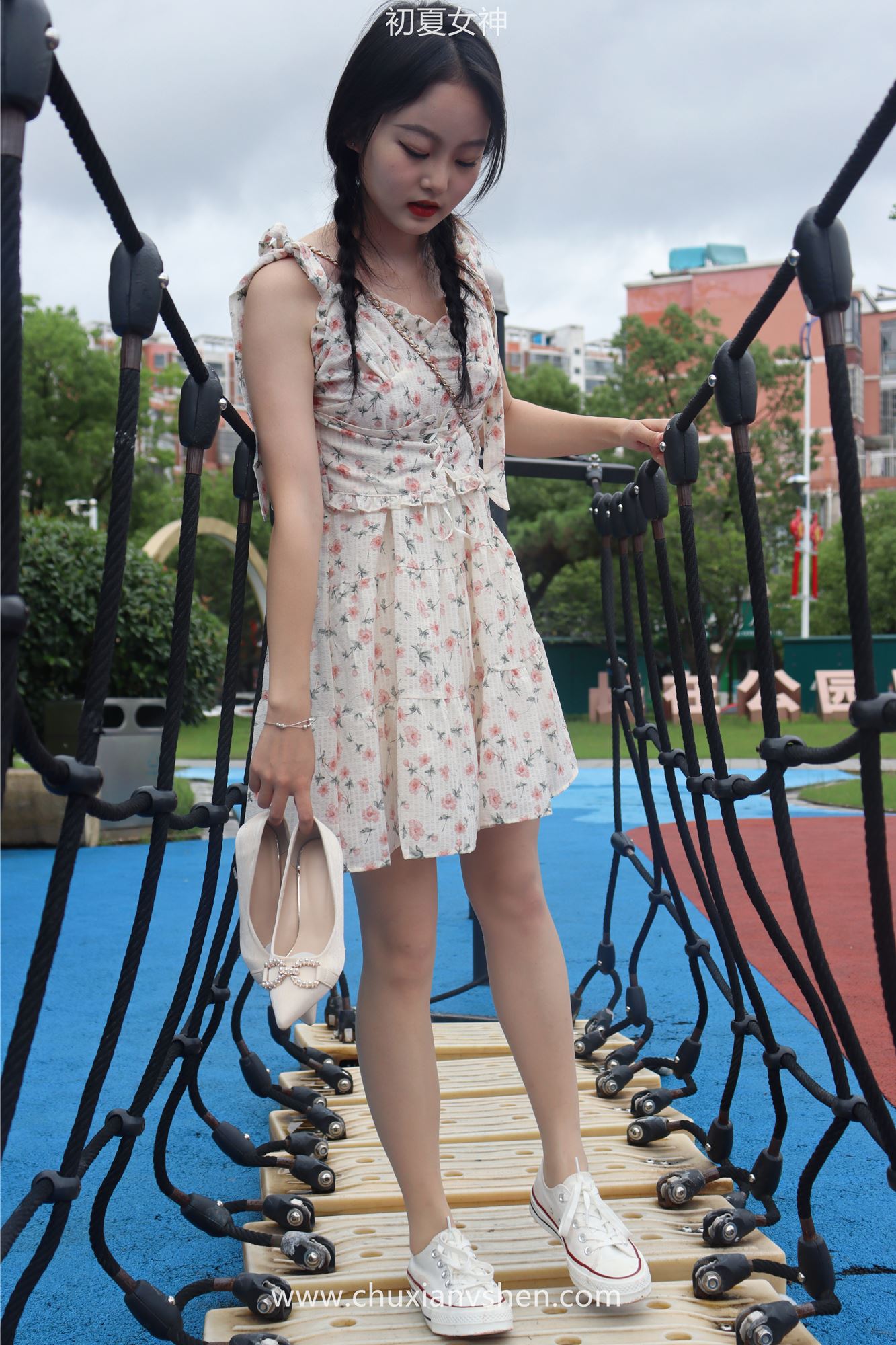 图片[53]-初夏女神 NO.050 双双 公园游玩[200P] – 速更版-美库
