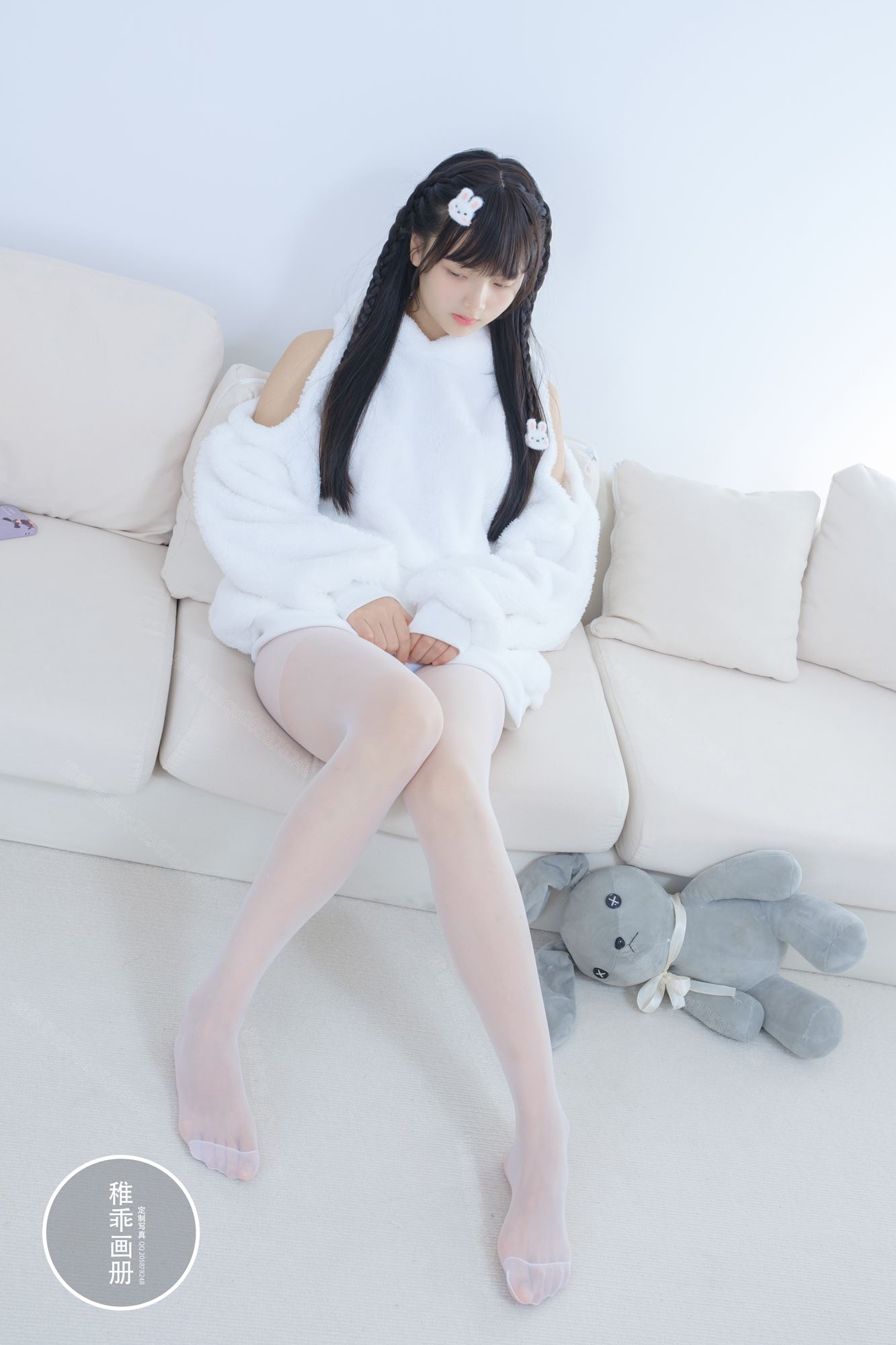 图片[12]-柴系小乖(稚乖画册) – 晴空 夜夜 白丝双马尾[69P] – 速更版-美库