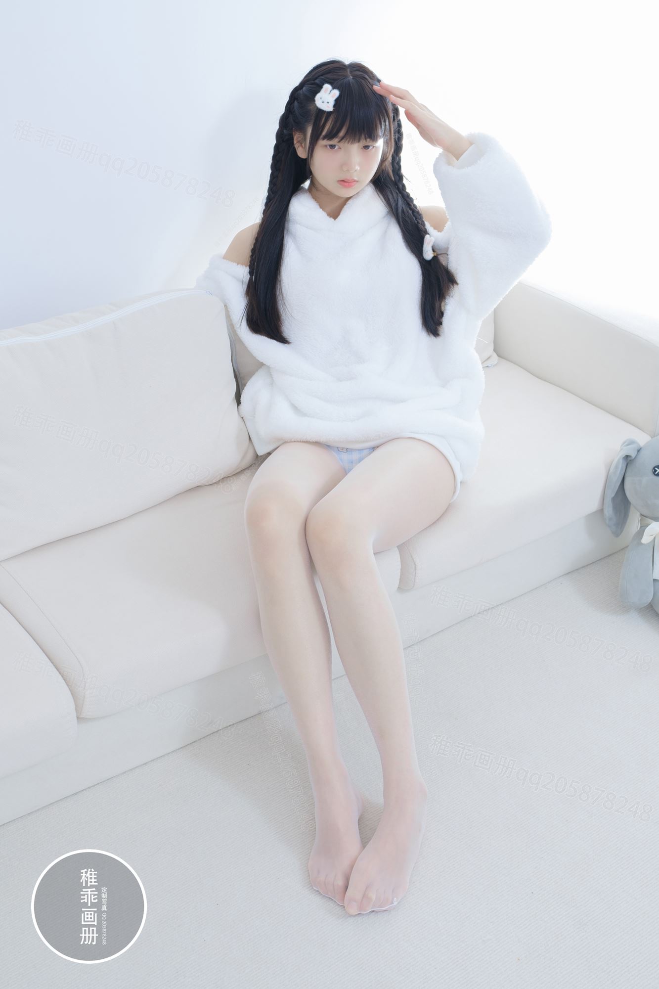 图片[16]-柴系小乖(稚乖画册) – 晴空 夜夜 白丝双马尾[69P] – 速更版-美库