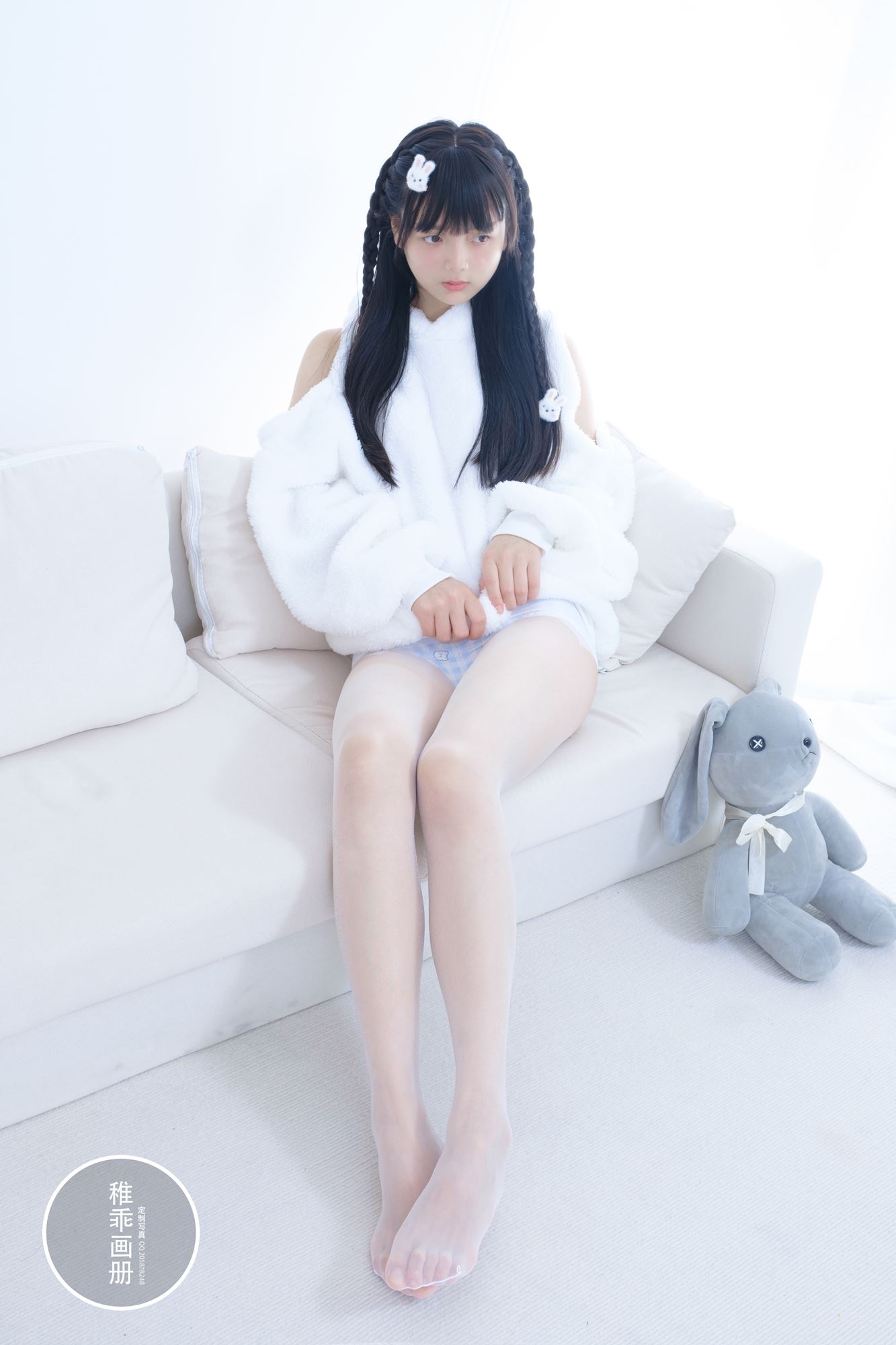 图片[24]-柴系小乖(稚乖画册) – 晴空 夜夜 白丝双马尾[69P] – 速更版-美库