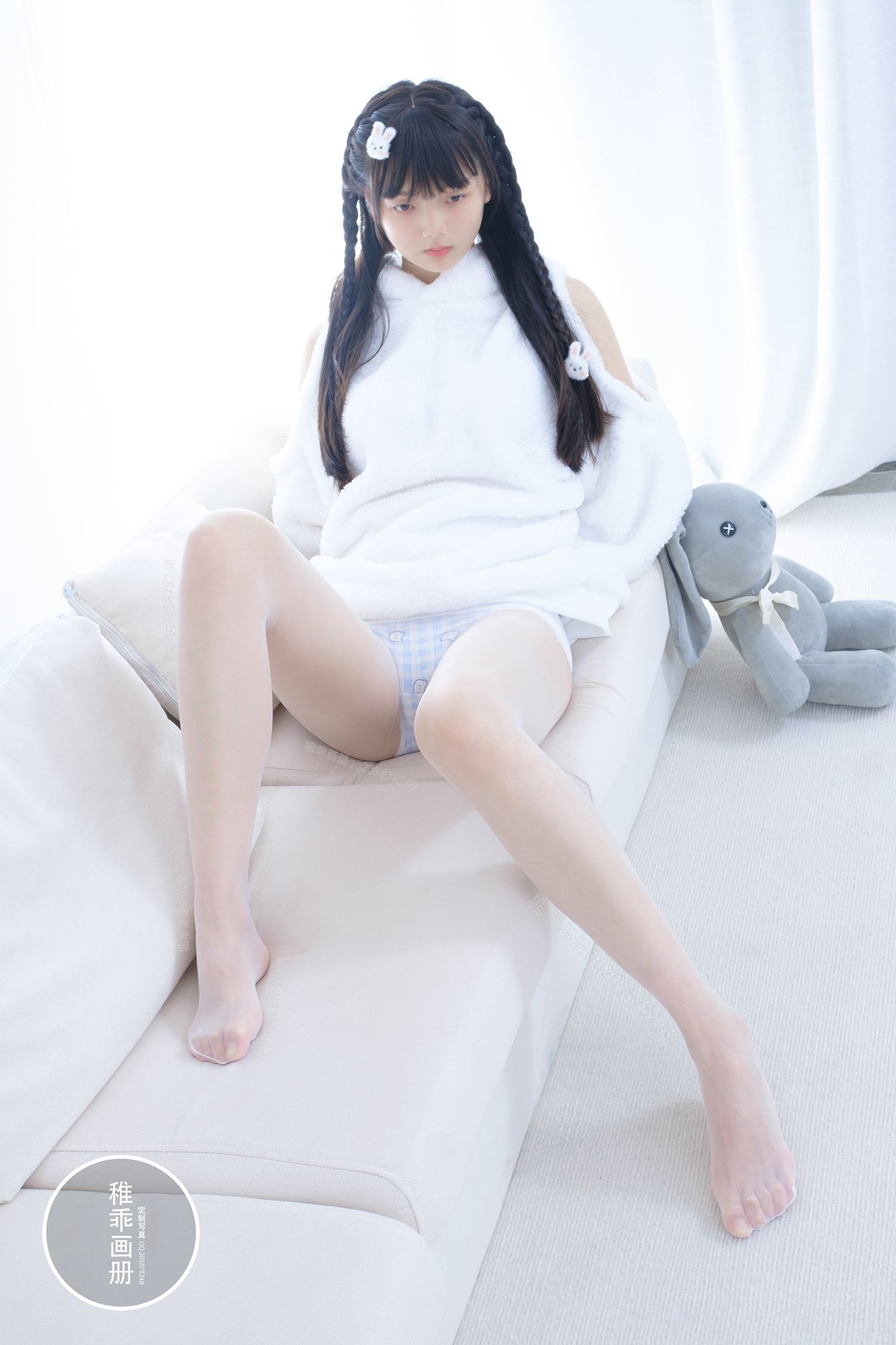 图片[34]-柴系小乖(稚乖画册) – 晴空 夜夜 白丝双马尾[69P] – 速更版-美库