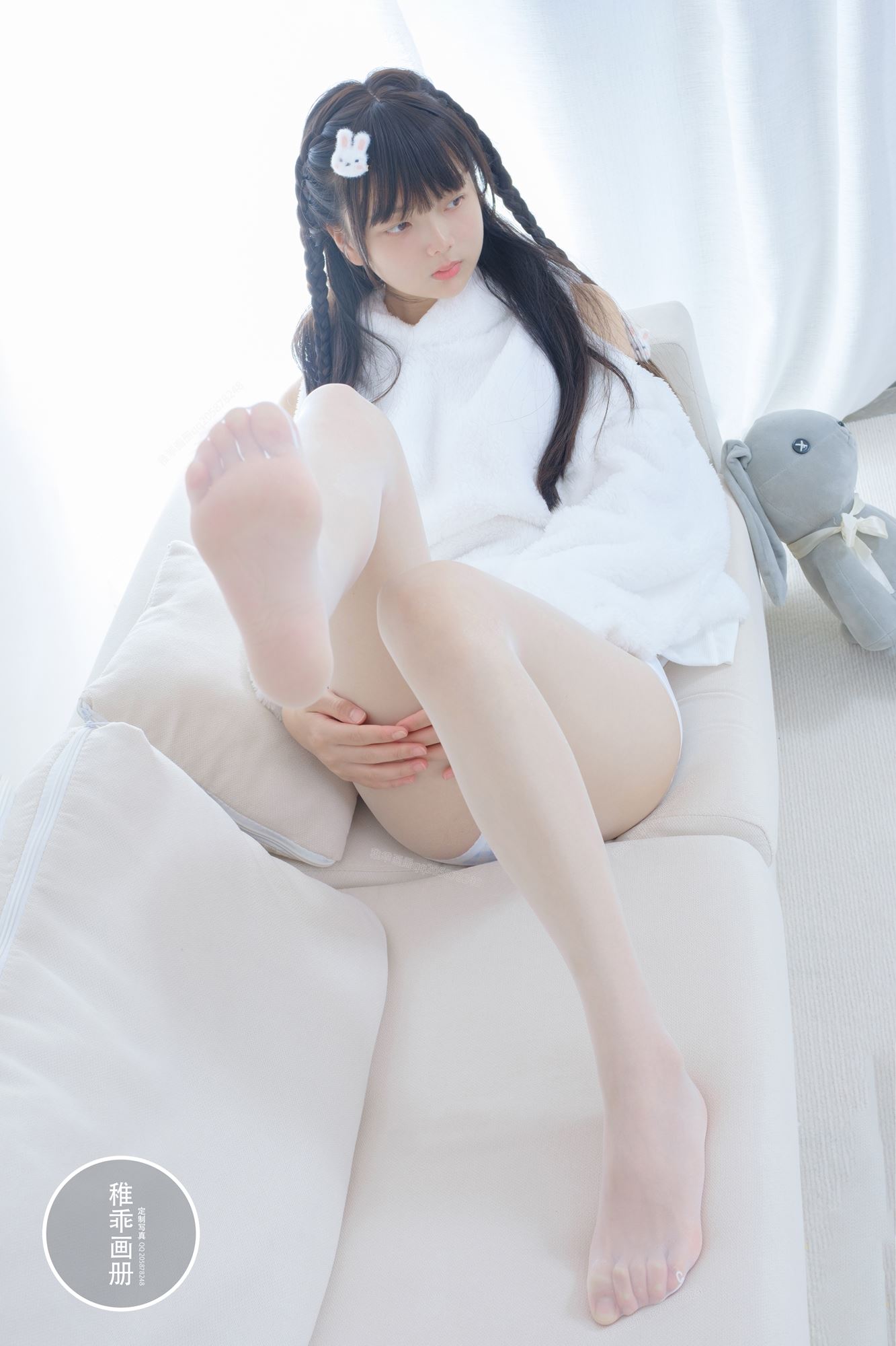 图片[36]-柴系小乖(稚乖画册) – 晴空 夜夜 白丝双马尾[69P] – 速更版-美库