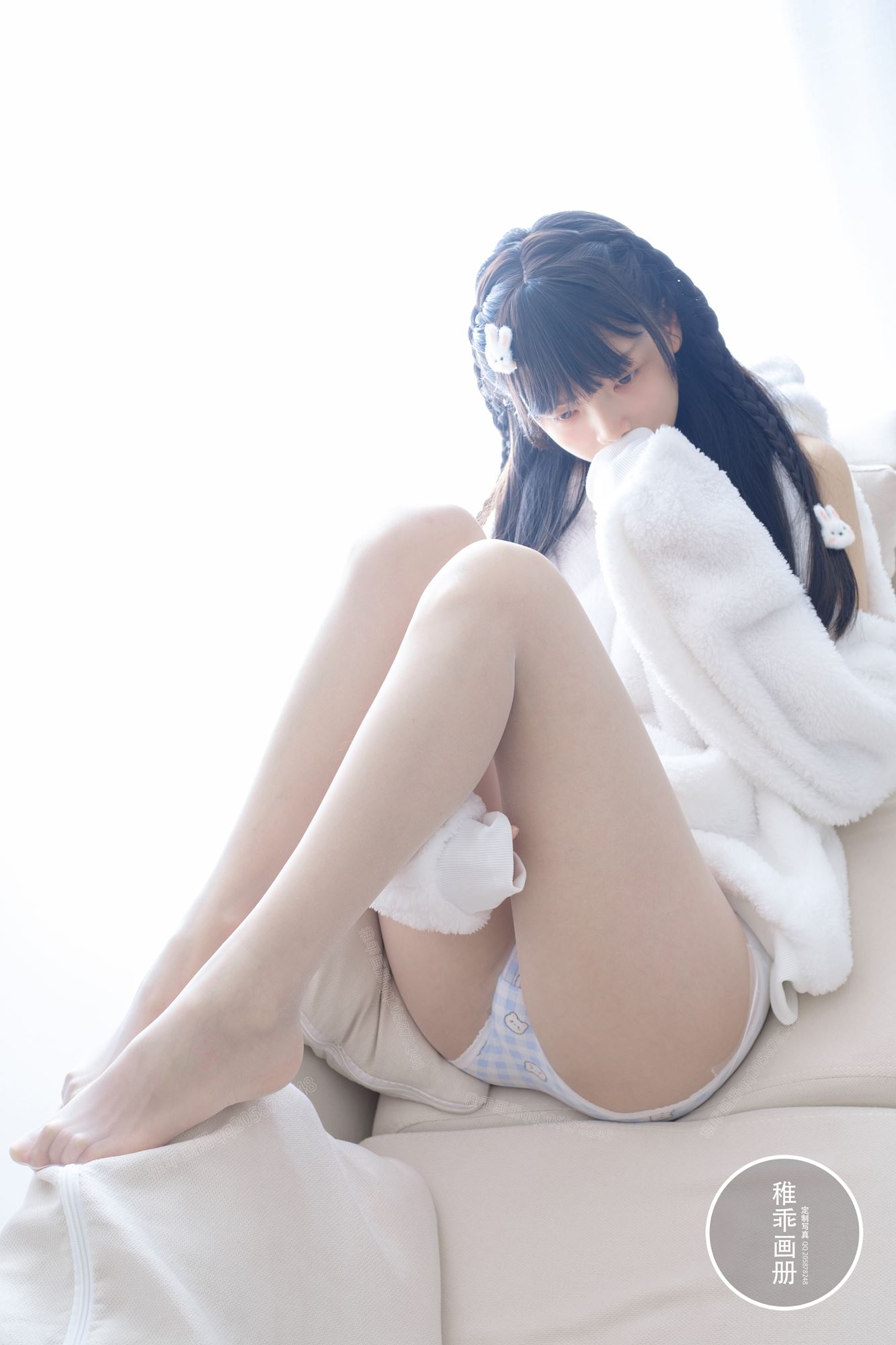 图片[53]-柴系小乖(稚乖画册) – 晴空 夜夜 白丝双马尾[69P] – 速更版-美库