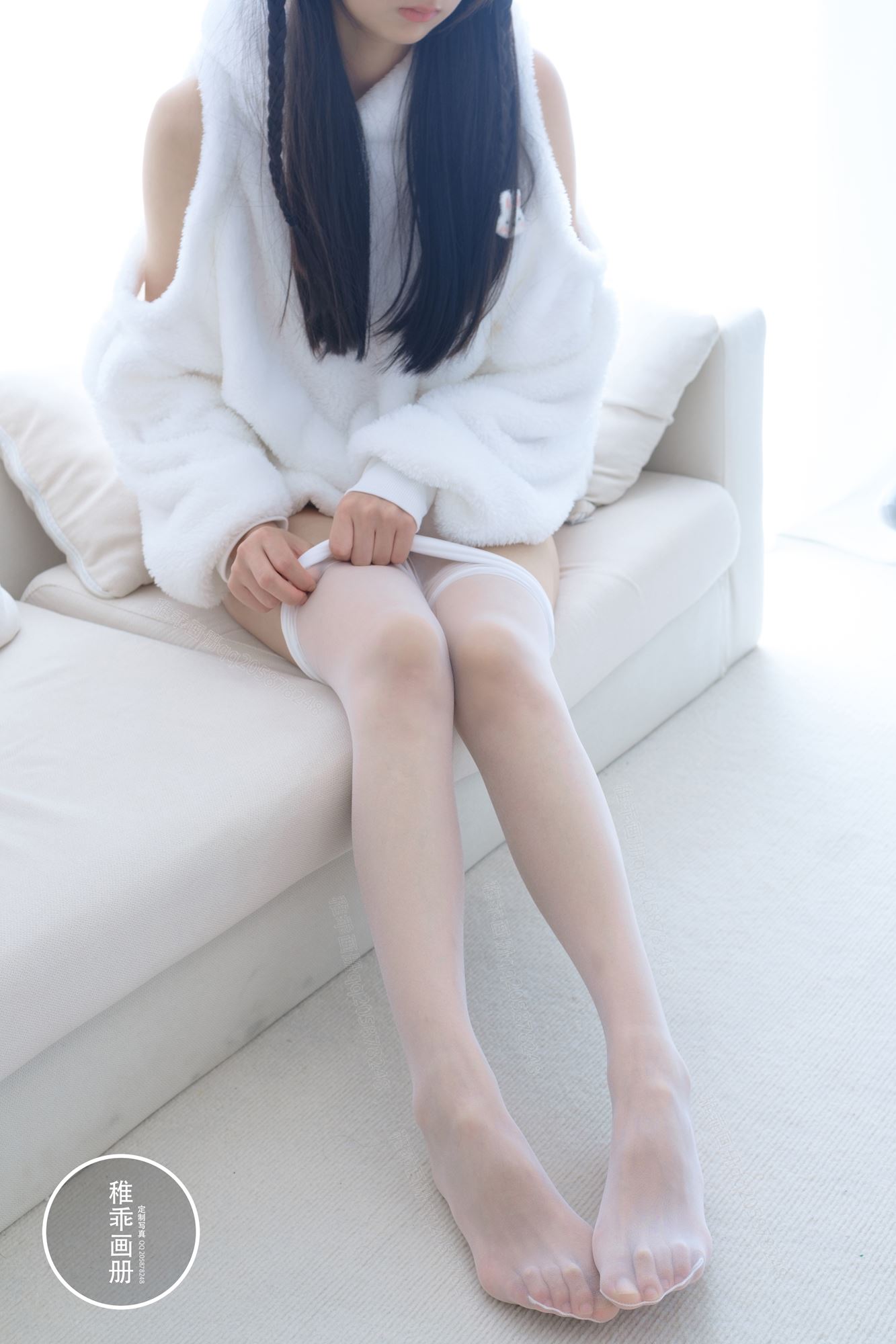 图片[58]-柴系小乖(稚乖画册) – 晴空 夜夜 白丝双马尾[69P] – 速更版-美库
