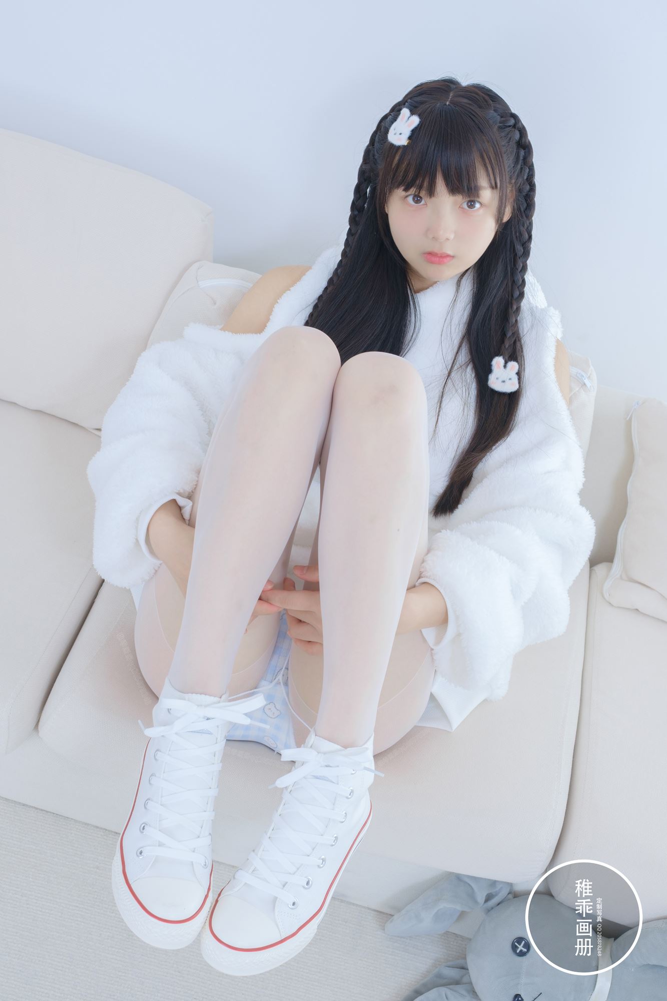 图片[66]-柴系小乖(稚乖画册) – 晴空 夜夜 白丝双马尾[69P] – 速更版-美库