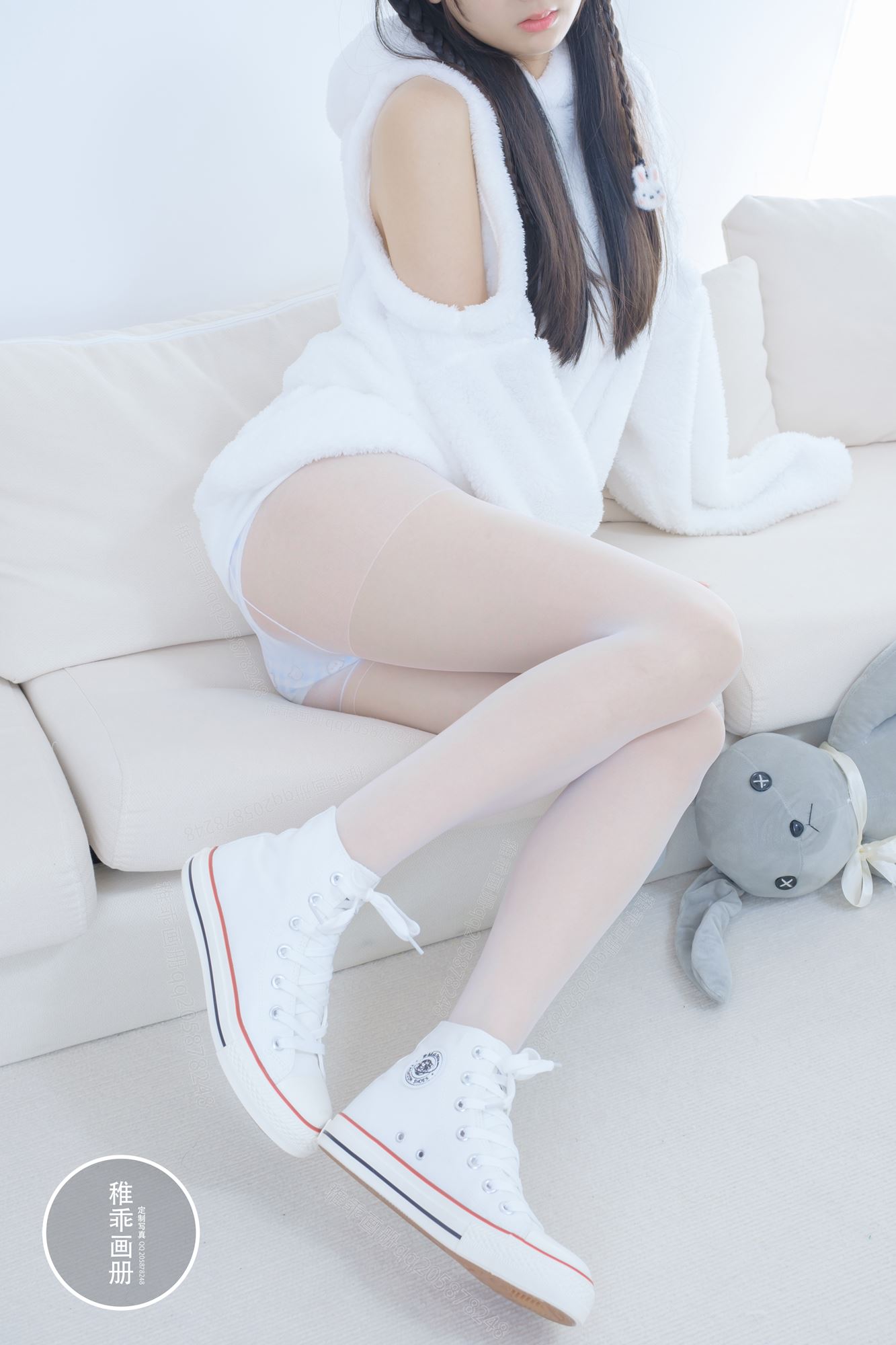 图片[68]-柴系小乖(稚乖画册) – 晴空 夜夜 白丝双马尾[69P] – 速更版-美库