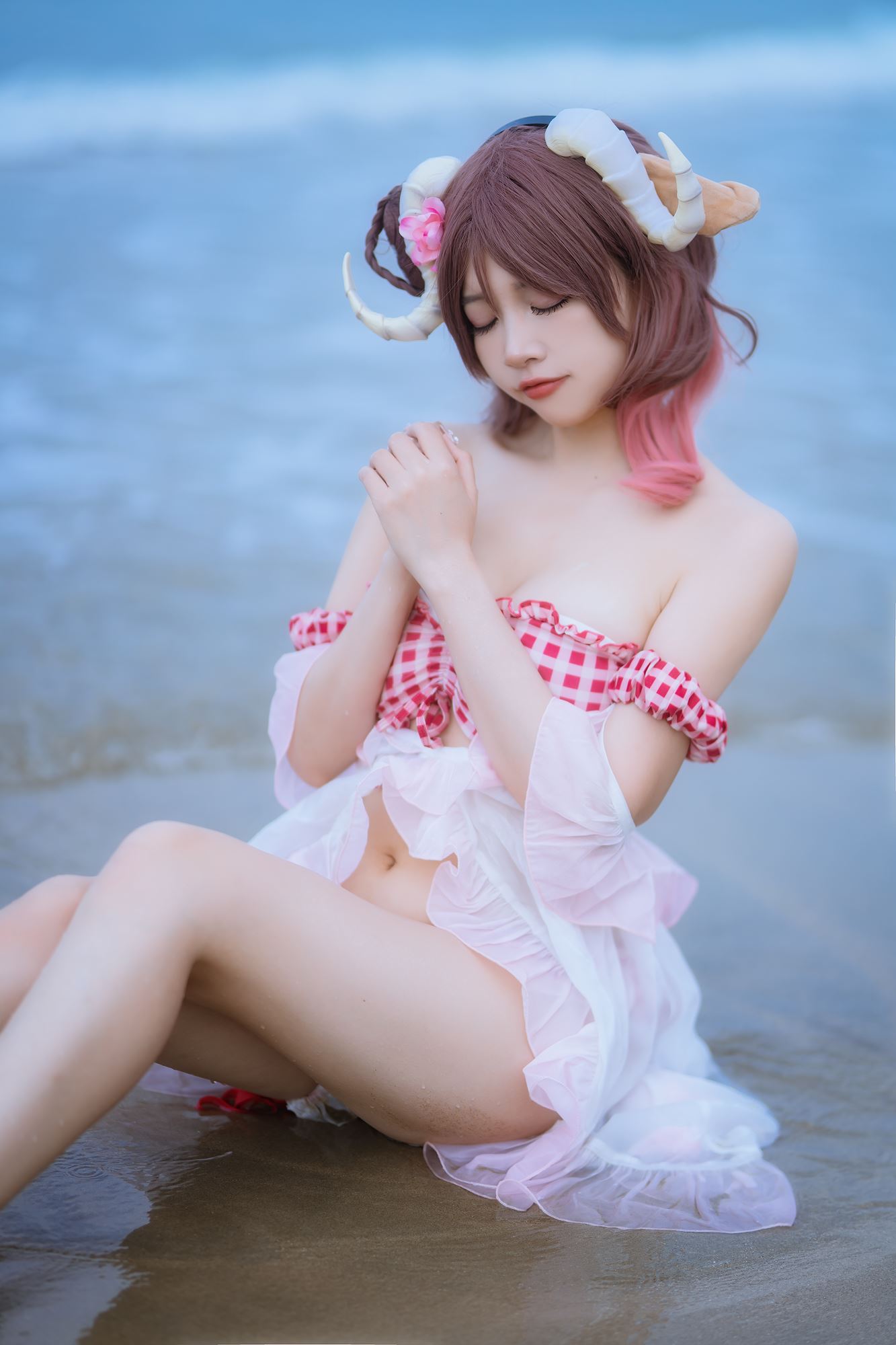 图片[10]-二佐Nisa – 泰拉夏日纪事 艾雅法拉泳装[34P] – 速更版-美库