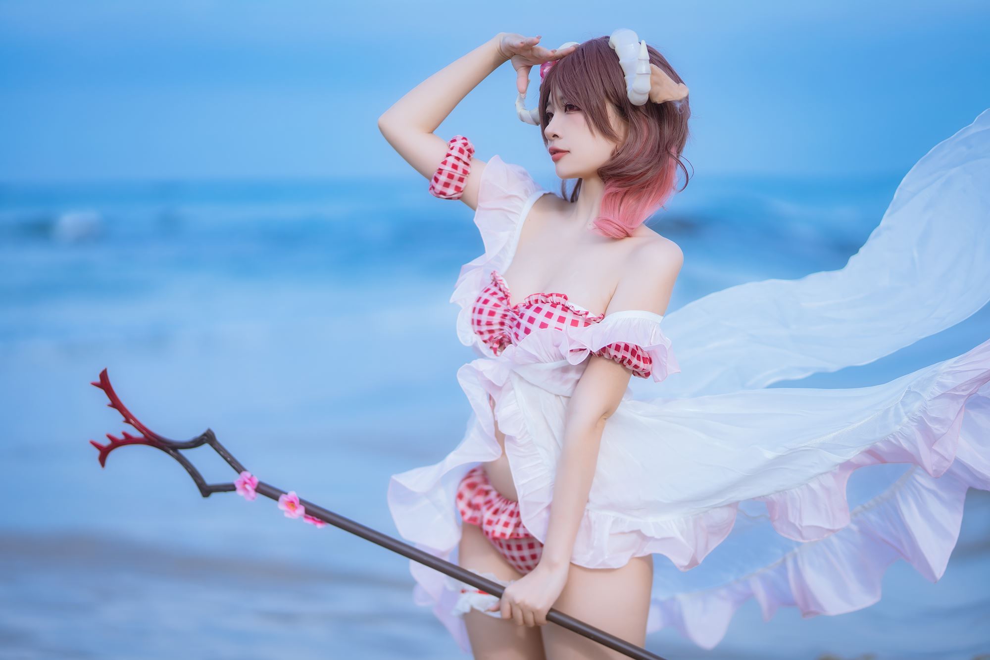 图片[16]-二佐Nisa – 泰拉夏日纪事 艾雅法拉泳装[34P] – 速更版-美库