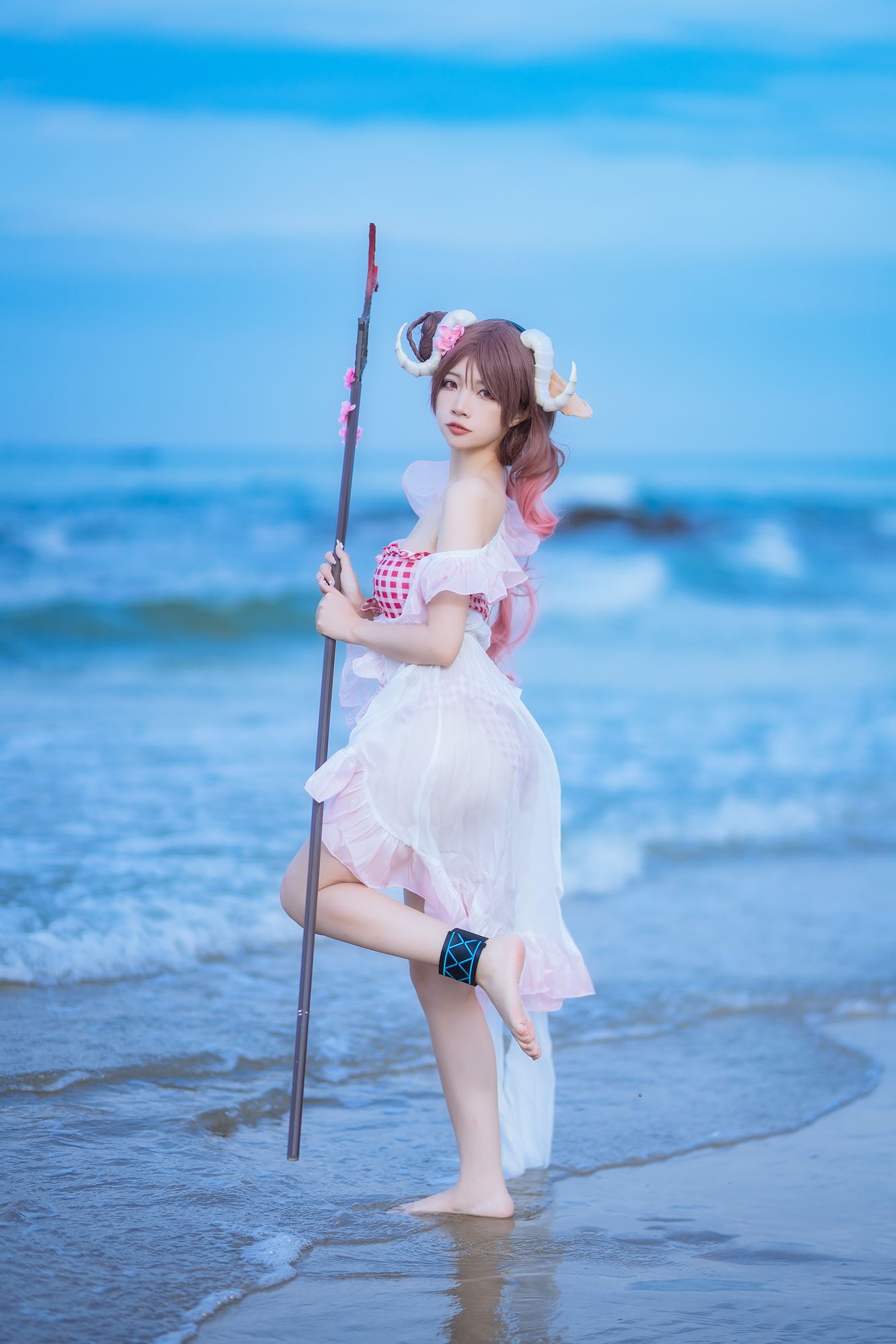 图片[18]-二佐Nisa – 泰拉夏日纪事 艾雅法拉泳装[34P] – 速更版-美库