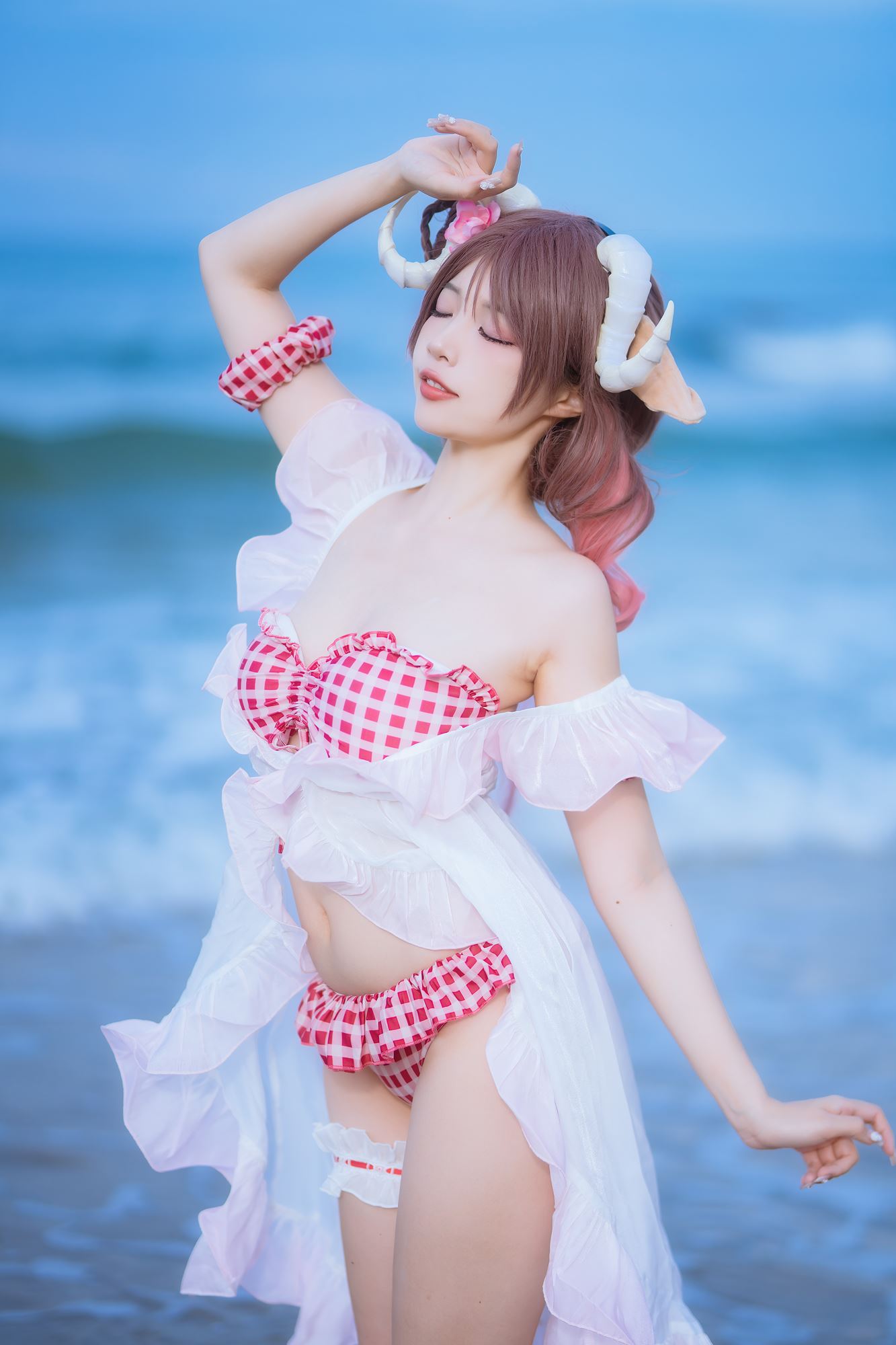 图片[20]-二佐Nisa – 泰拉夏日纪事 艾雅法拉泳装[34P] – 速更版-美库