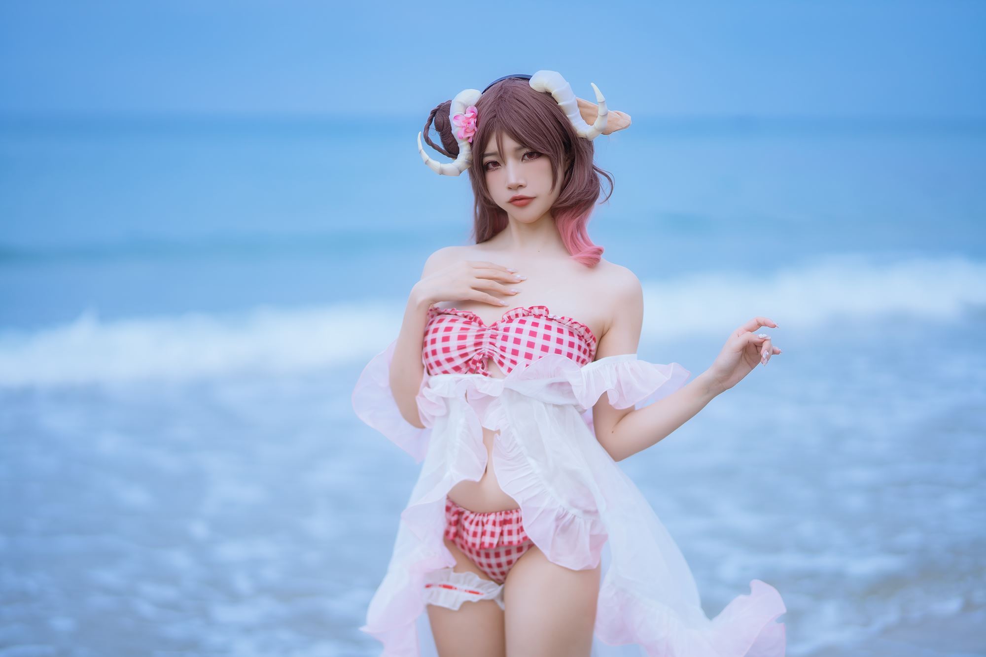 图片[27]-二佐Nisa – 泰拉夏日纪事 艾雅法拉泳装[34P] – 速更版-美库