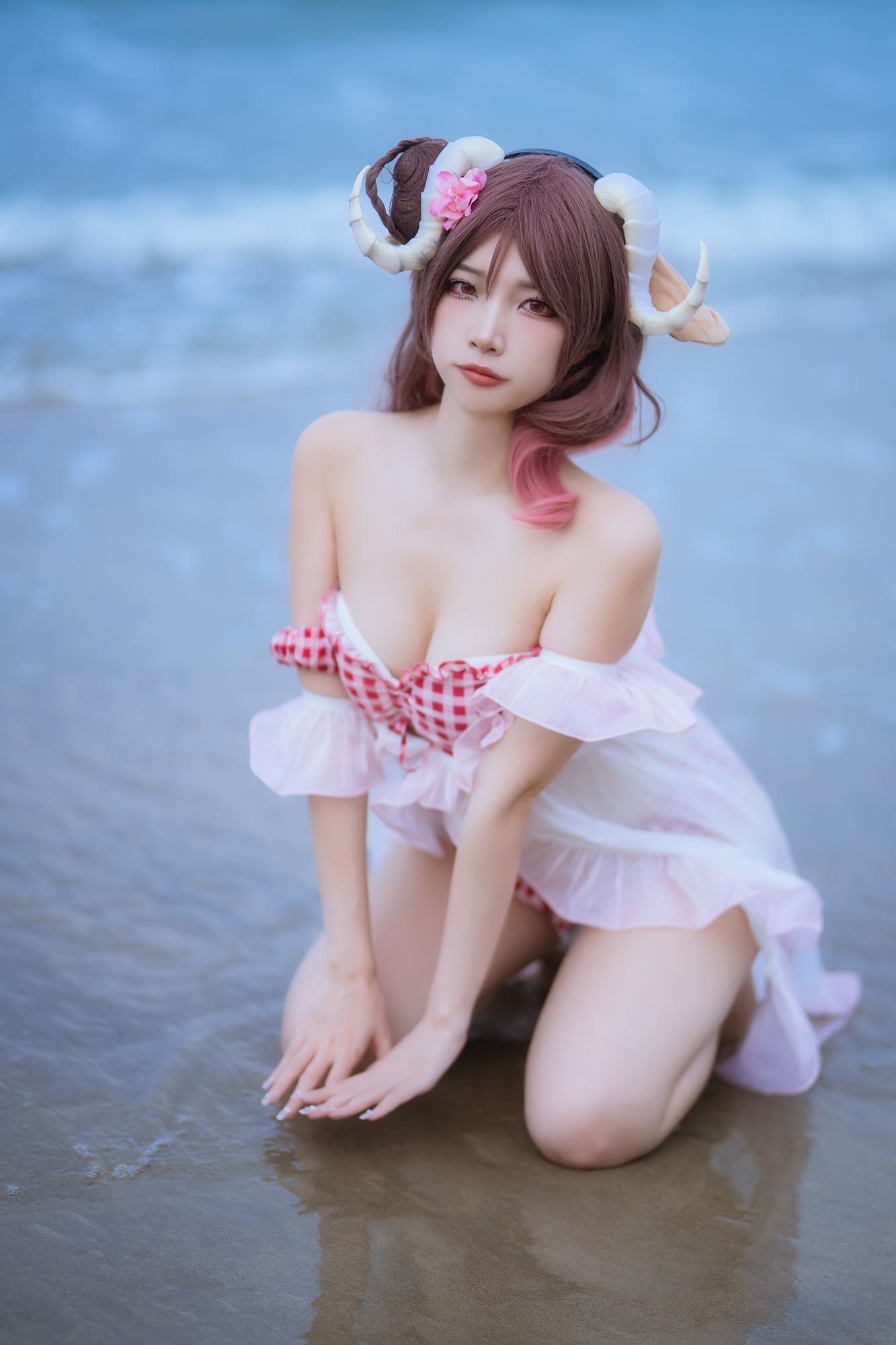 图片[33]-二佐Nisa – 泰拉夏日纪事 艾雅法拉泳装[34P] – 速更版-美库