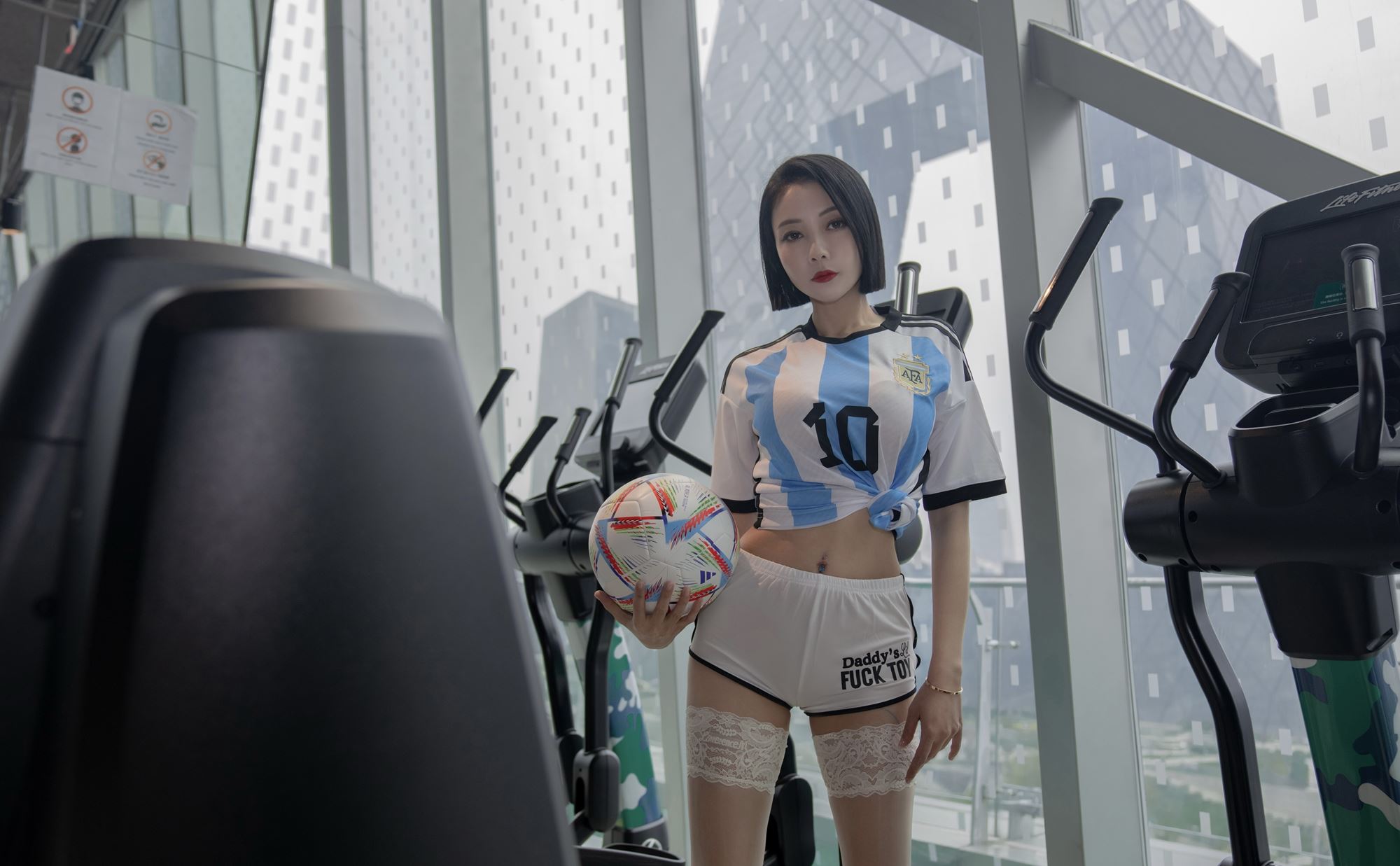 图片[22]-果儿Victoria – 浴室足球[28P] – 速更版-美库