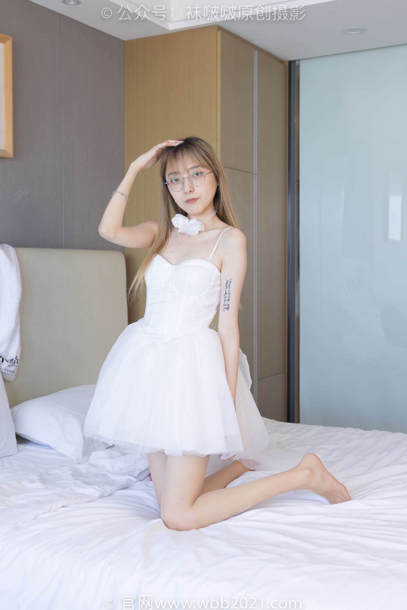 图片[18]-[BoBoSocks袜啵啵]NO.277 稚予-高跟鞋、肉丝、裸足、婚纱小礼裙[150P] – 速更版-美库