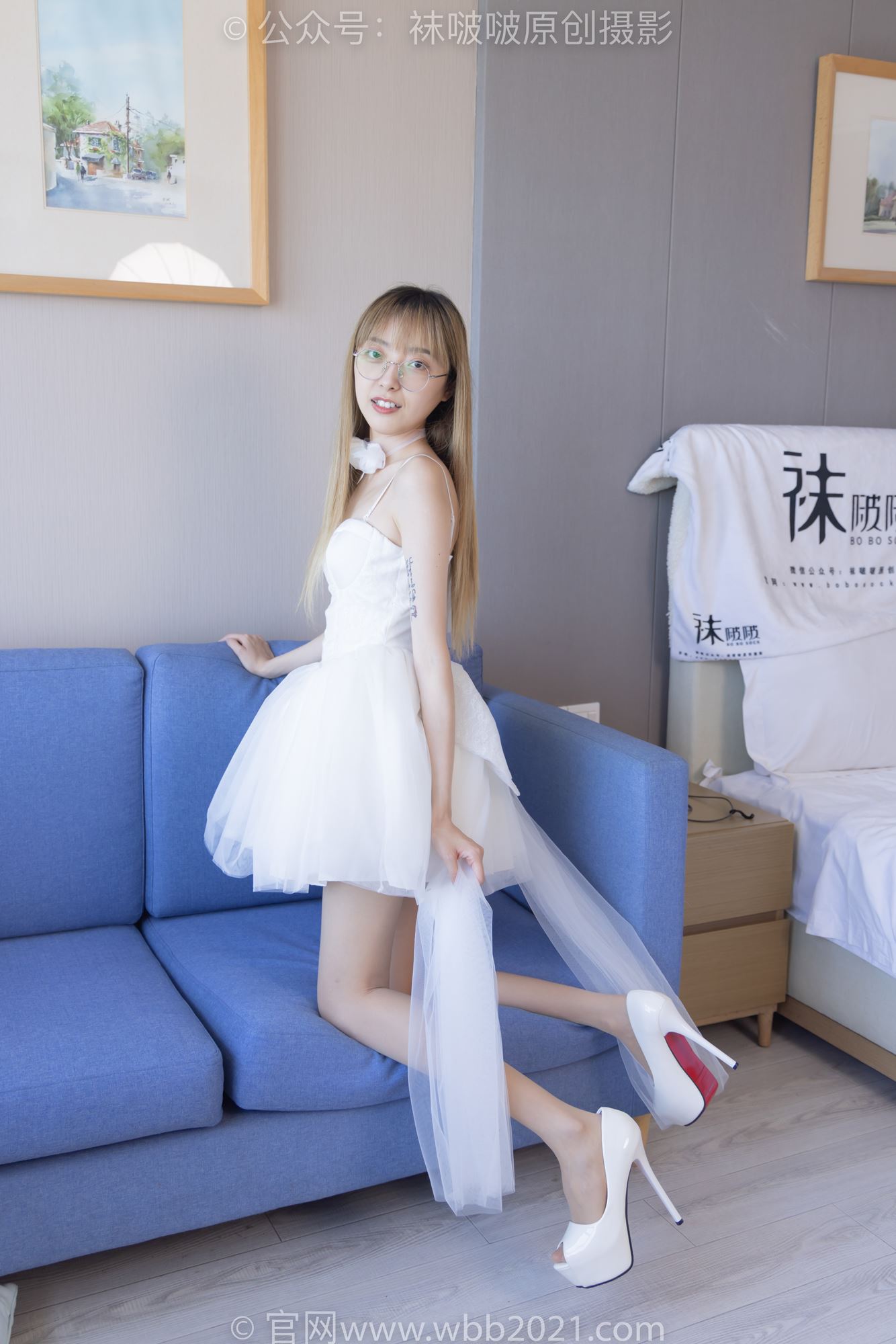 图片[52]-[BoBoSocks袜啵啵]NO.277 稚予-高跟鞋、肉丝、裸足、婚纱小礼裙[150P] – 速更版-美库
