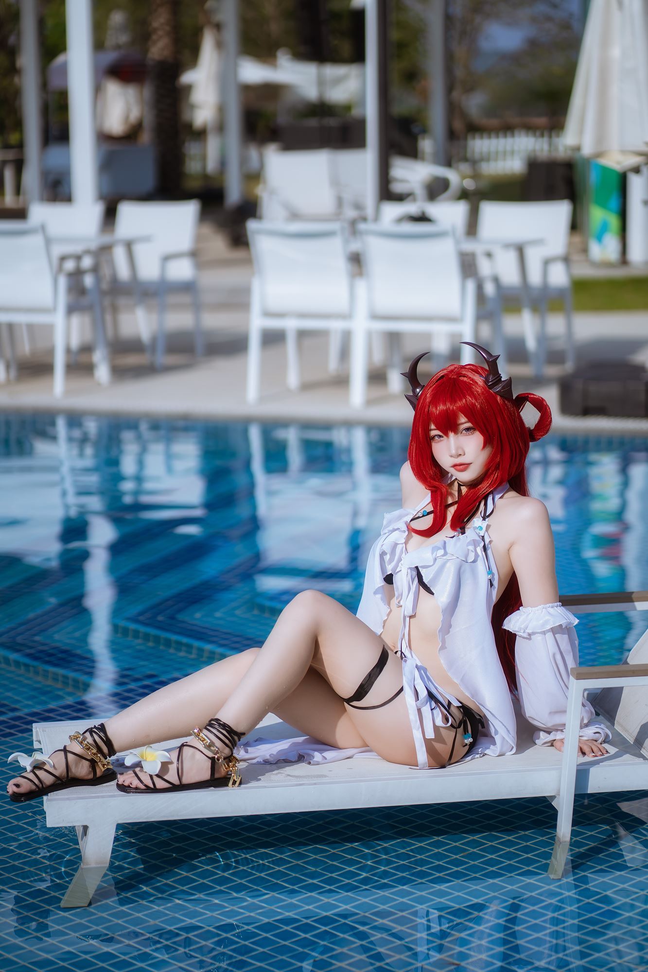 图片[31]-二佐Nisa  – 泰拉夏日纪事 史尔特尔泳装[40P] – 速更版-美库