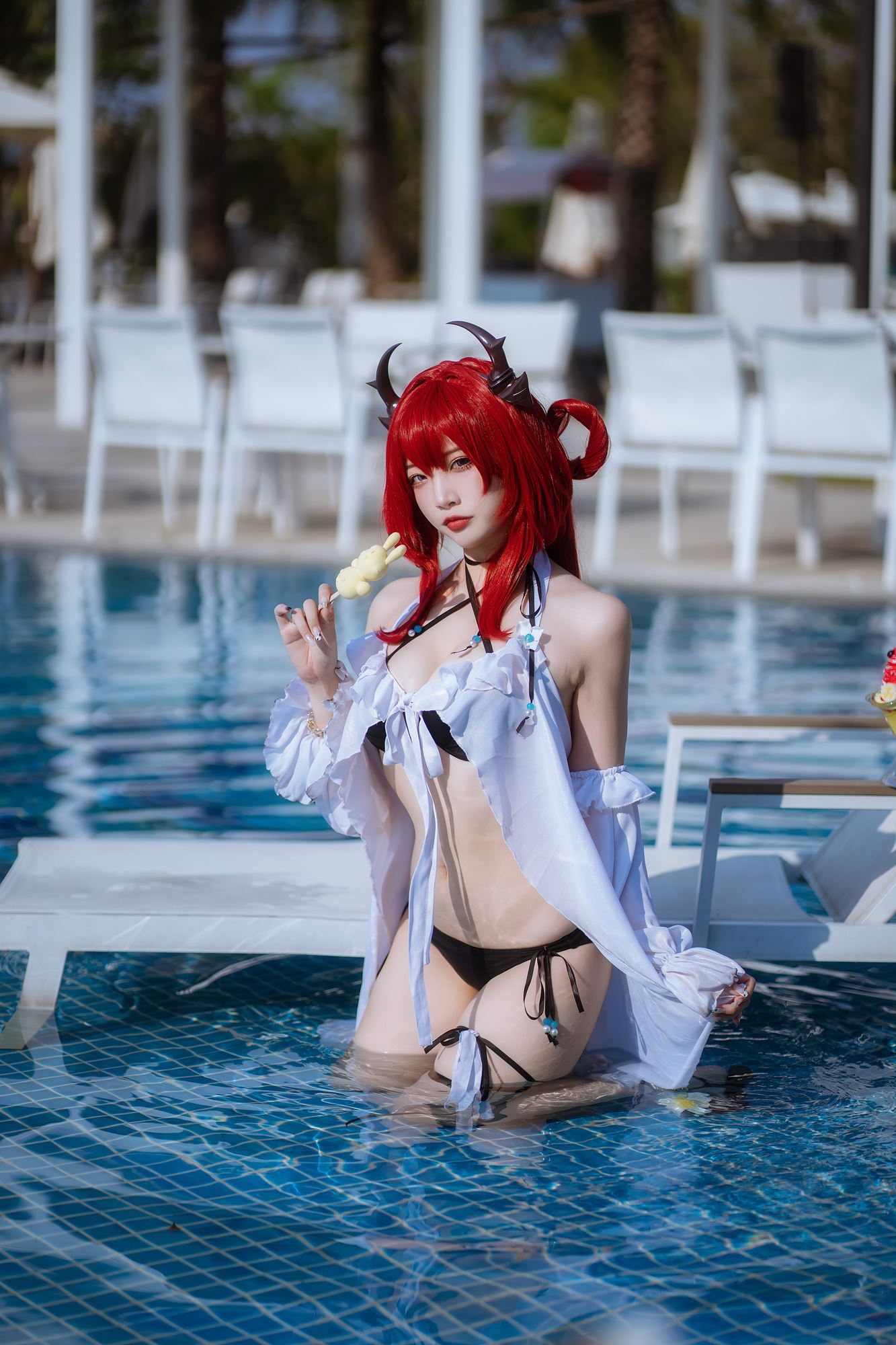 图片[34]-二佐Nisa  – 泰拉夏日纪事 史尔特尔泳装[40P] – 速更版-美库