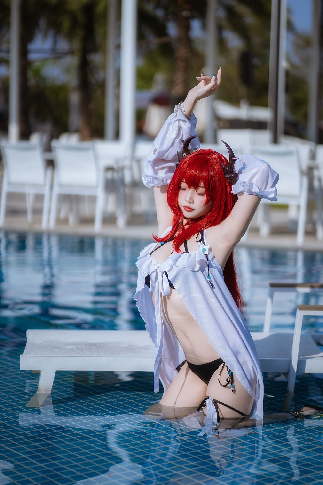 图片[38]-二佐Nisa  – 泰拉夏日纪事 史尔特尔泳装[40P] – 速更版-美库