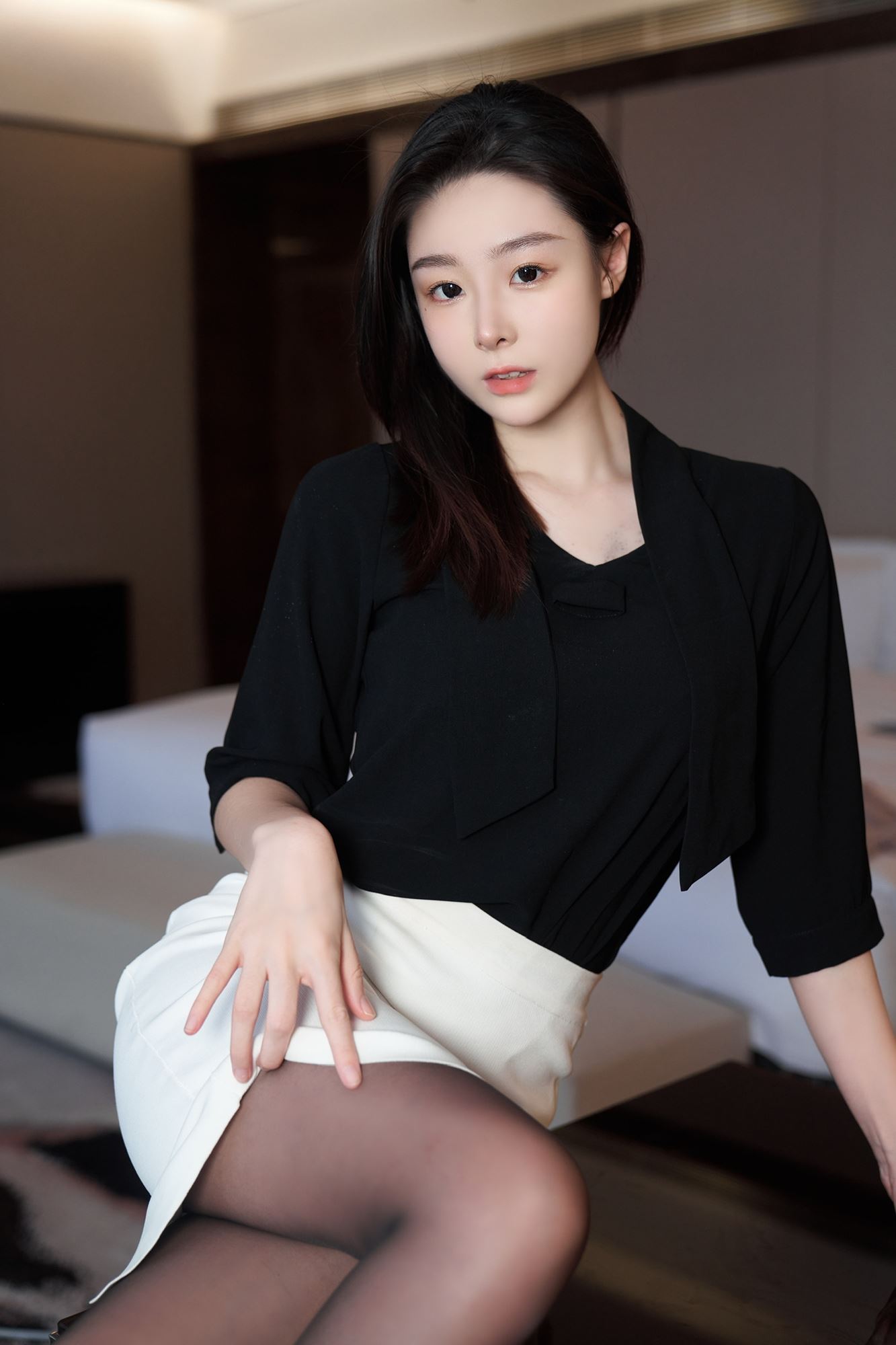 图片[10]-是小逗逗 – 超薄黑丝蕾丝 内内[59P] – 速更版-美库