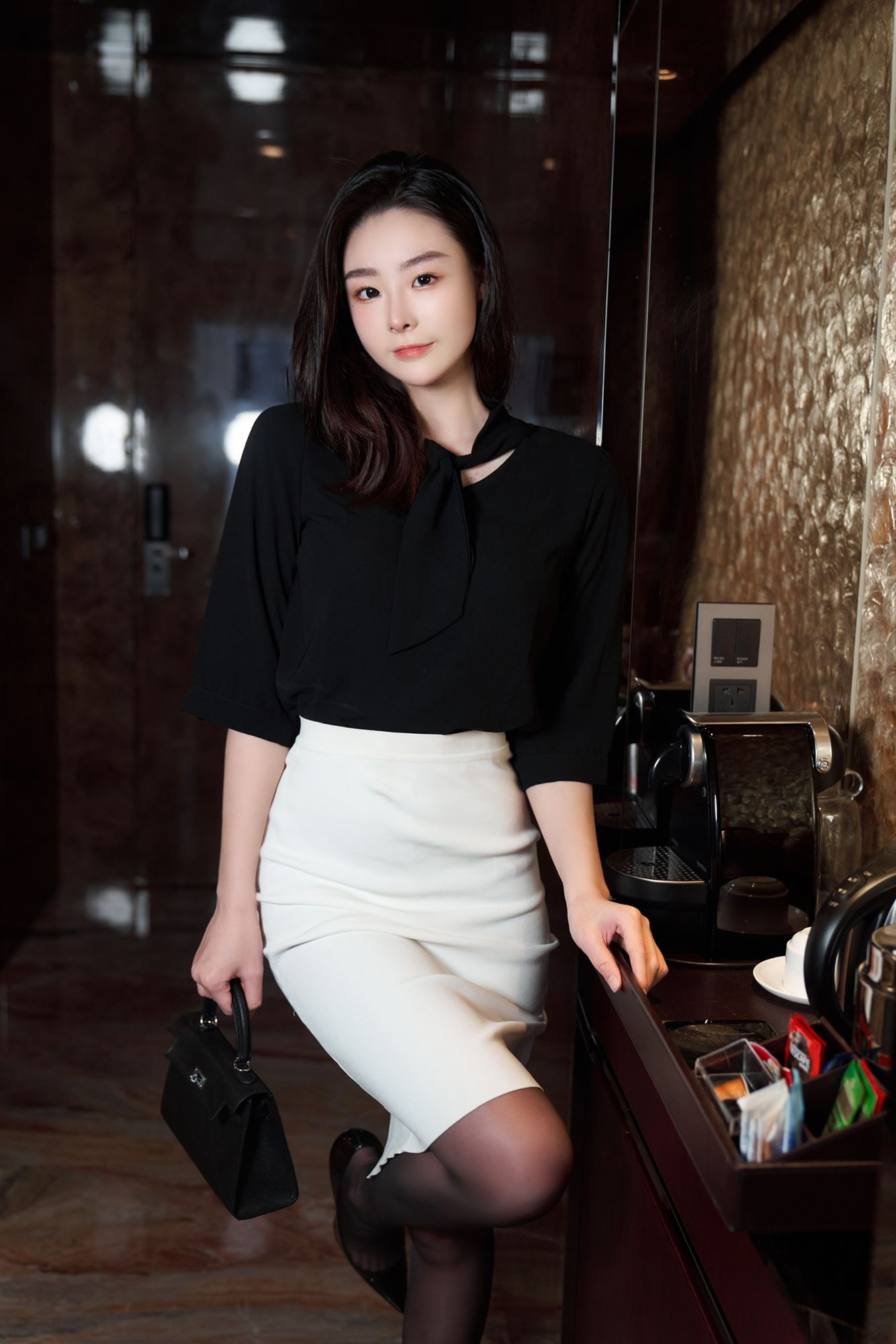 图片[20]-是小逗逗 – 超薄黑丝蕾丝 内内[59P] – 速更版-美库