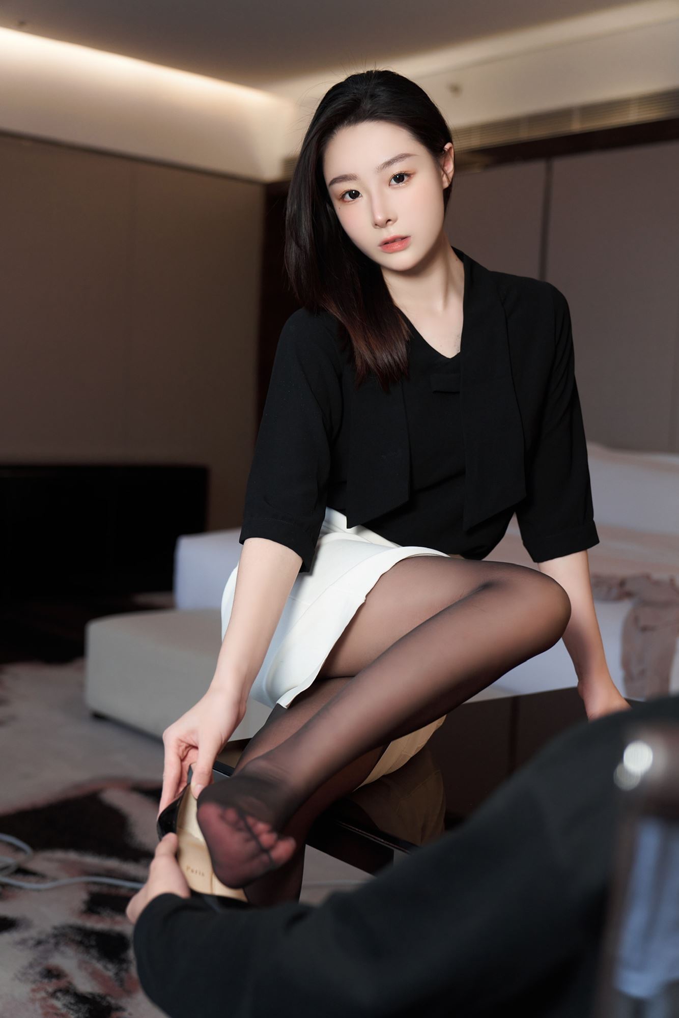 图片[24]-是小逗逗 – 超薄黑丝蕾丝 内内[59P] – 速更版-美库