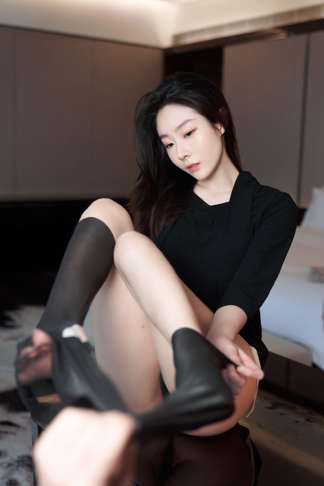 图片[30]-是小逗逗 – 超薄黑丝蕾丝 内内[59P] – 速更版-美库