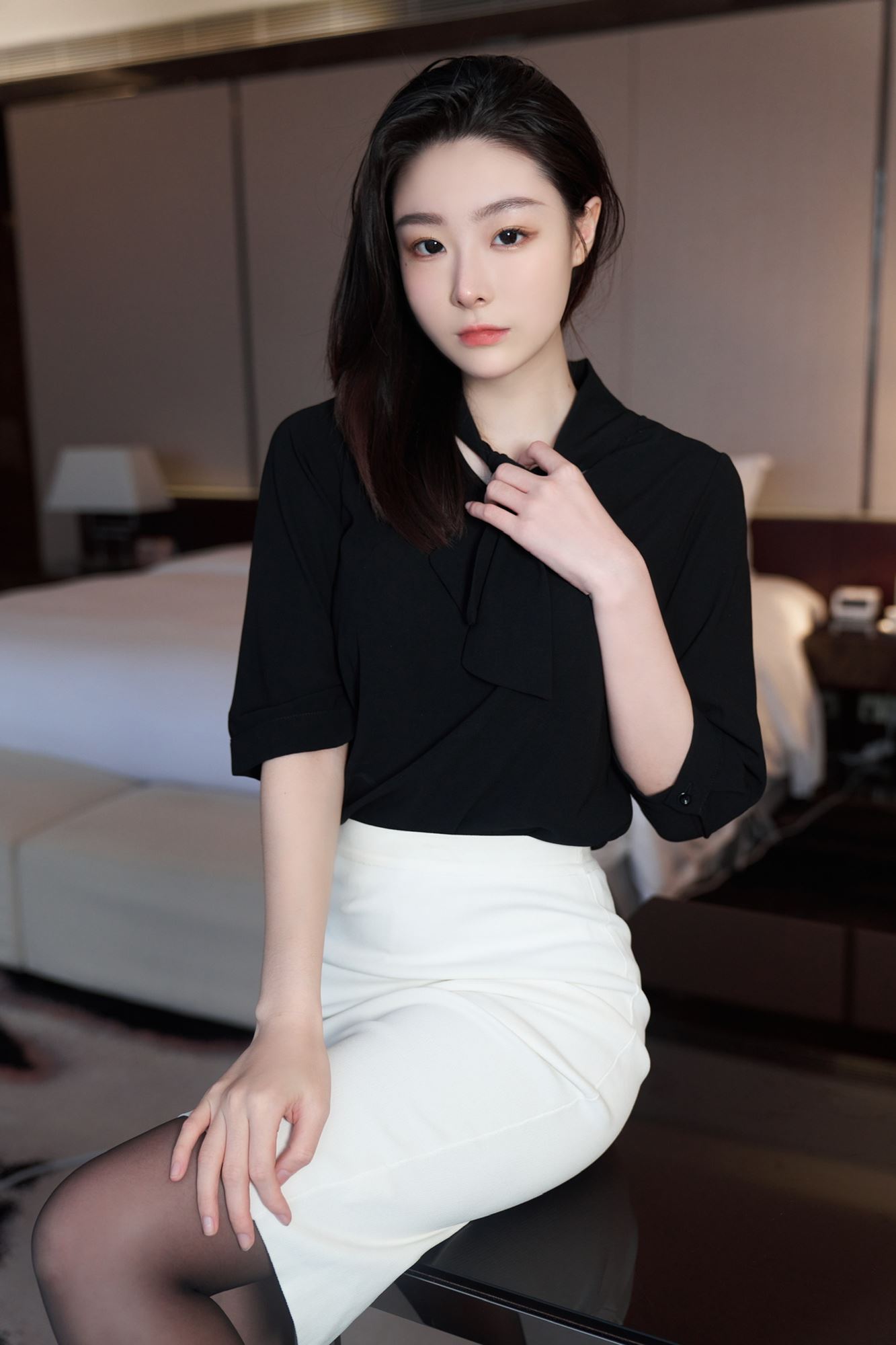 图片[49]-是小逗逗 – 超薄黑丝蕾丝 内内[59P] – 速更版-美库