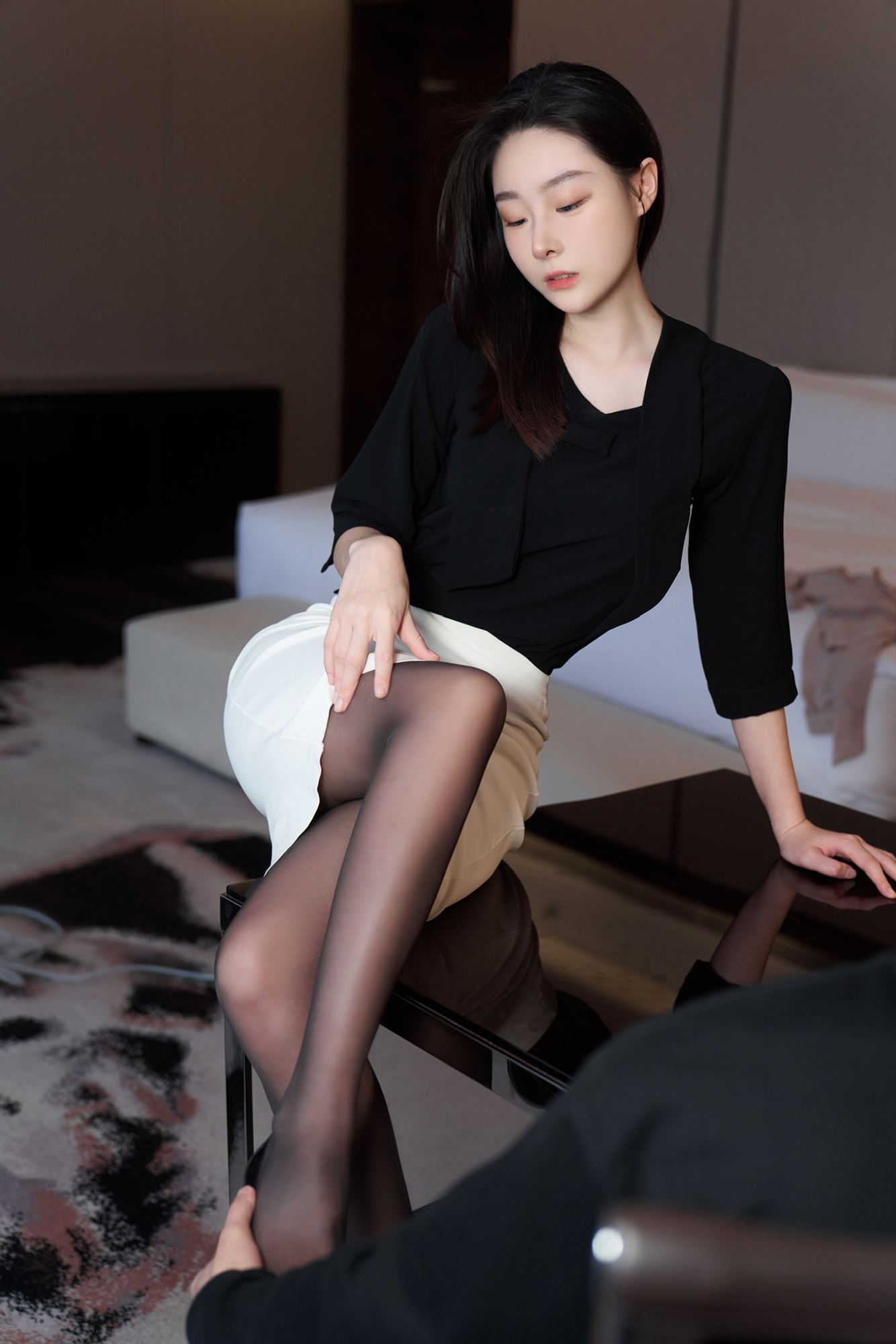 图片[58]-是小逗逗 – 超薄黑丝蕾丝 内内[59P] – 速更版-美库