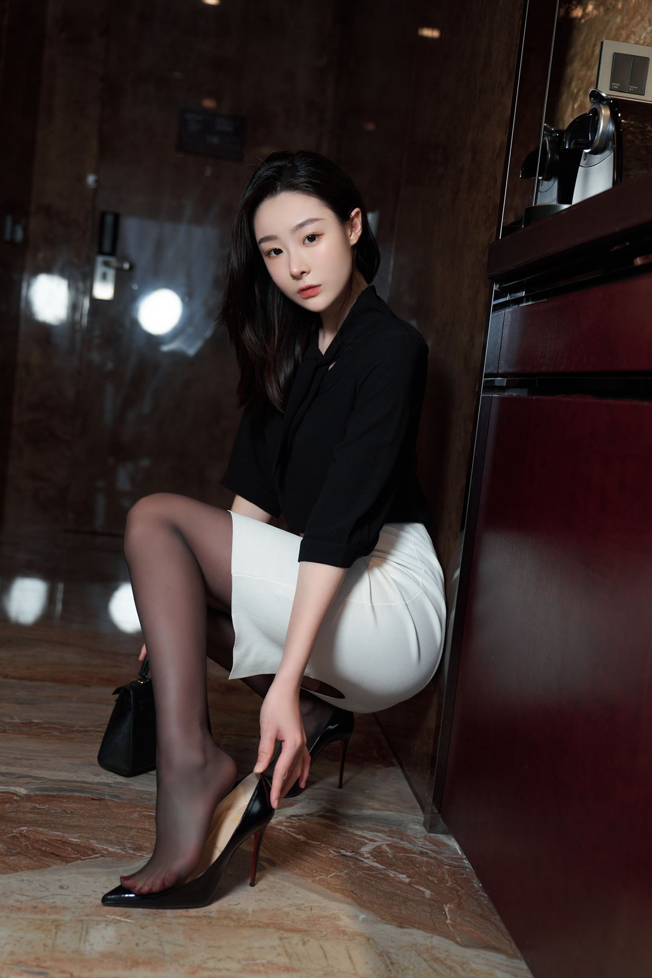 图片[60]-是小逗逗 – 超薄黑丝蕾丝 内内[59P] – 速更版-美库