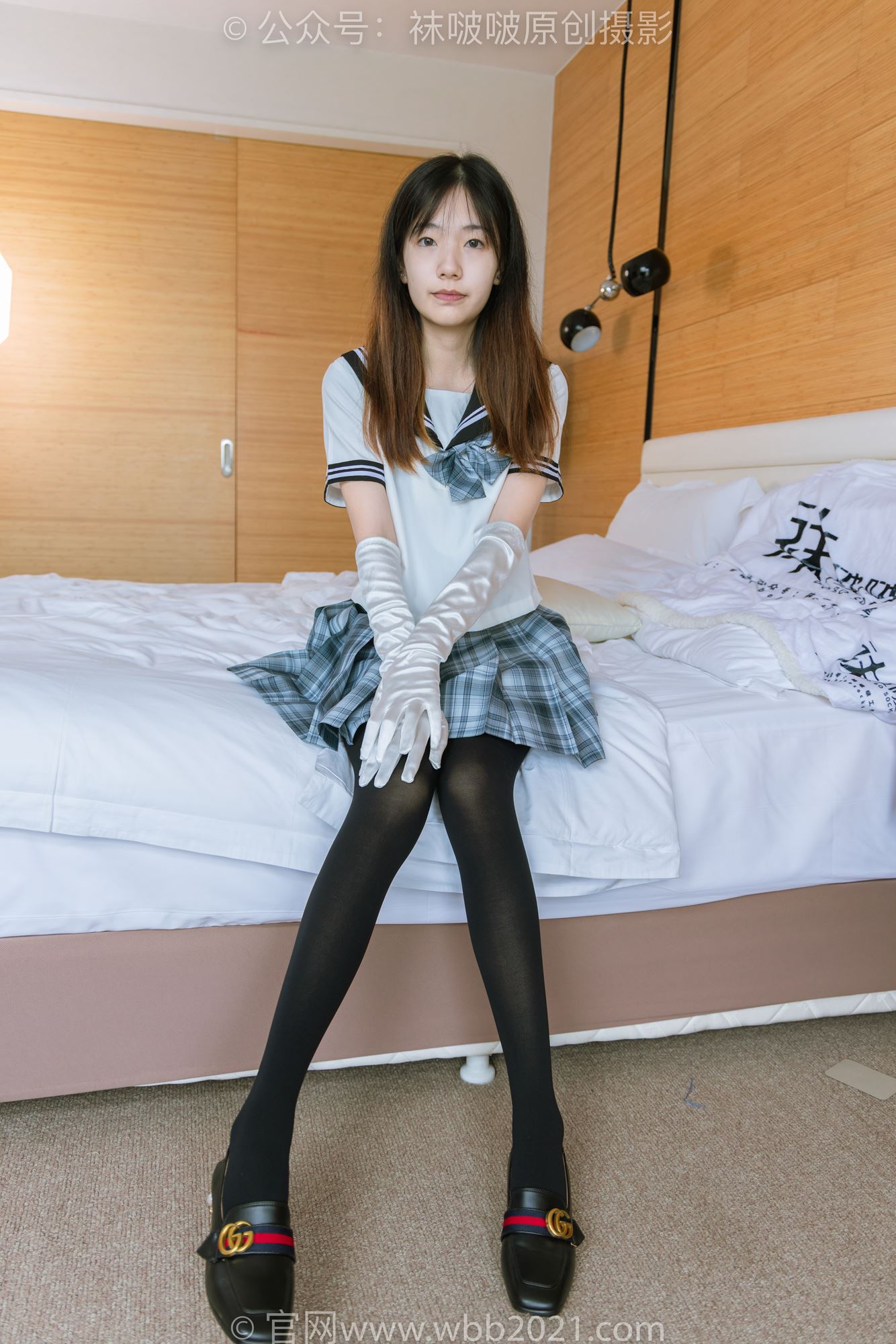 图片[11]-[BoBoSocks袜啵啵]NO.278 小甜豆-皮鞋、厚黑丝、jk制服、踩泡面[125P] – 速更版-美库