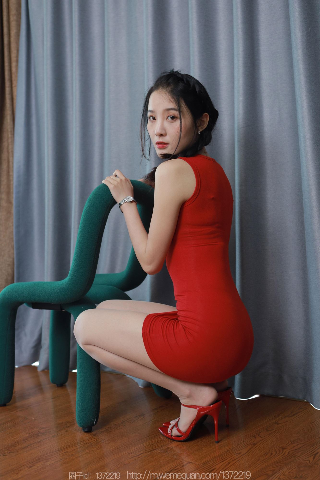 图片[53]-[IESS异思趣向] 2023.07.02 丝享家1469：婉萍《红裙女人》[89P] – 速更版-美库