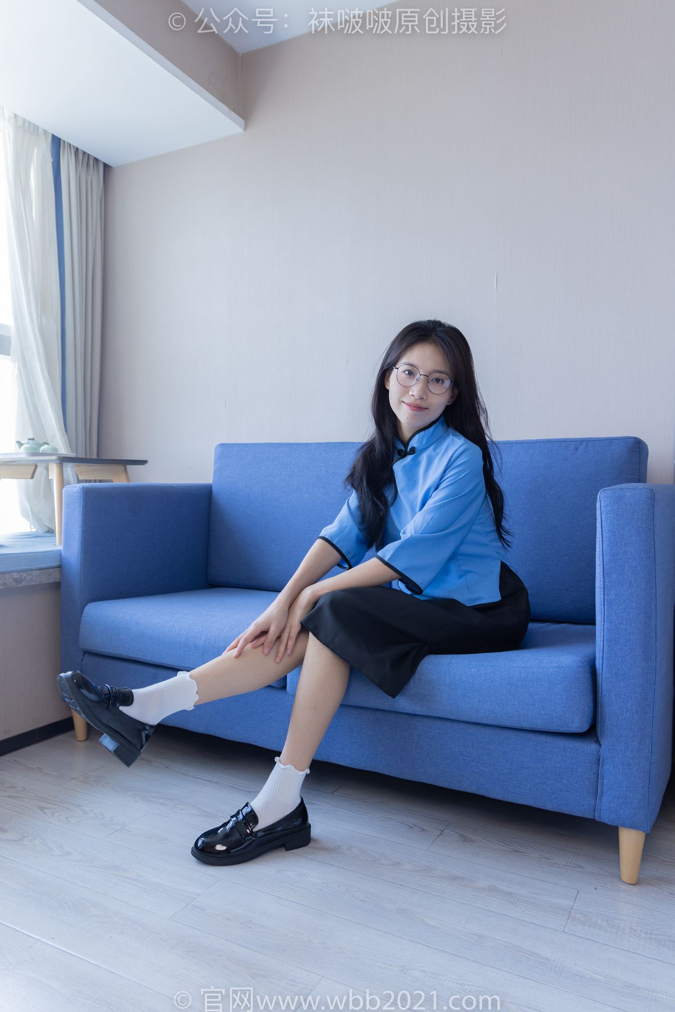 图片[33]-[BoBoSocks袜啵啵]NO.279 芝士-皮鞋、白棉袜、民国学生装[145P] – 速更版-美库