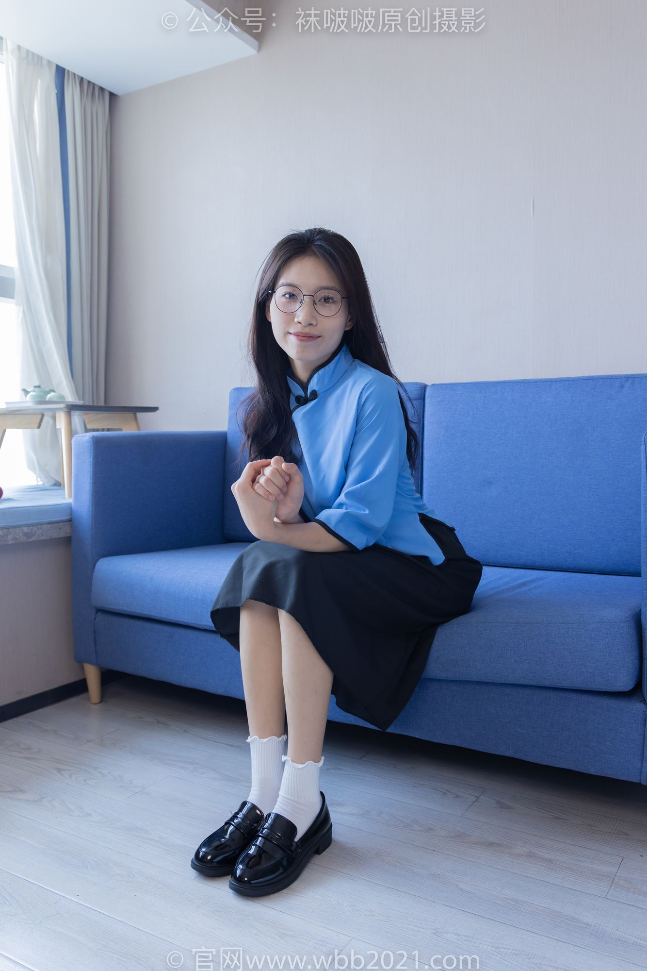 图片[34]-[BoBoSocks袜啵啵]NO.279 芝士-皮鞋、白棉袜、民国学生装[145P] – 速更版-美库