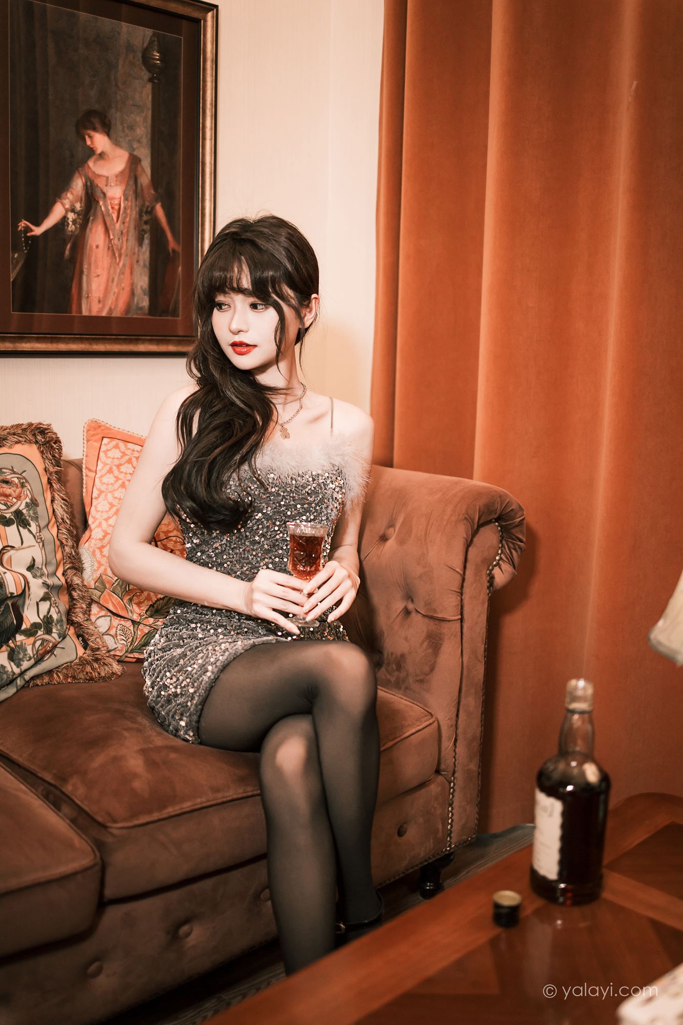 图片[13]-[YALAYI雅拉伊]2023.04.07 NO.1022 优雅的小黑裙 小亭[45+1P] – 速更版-美库