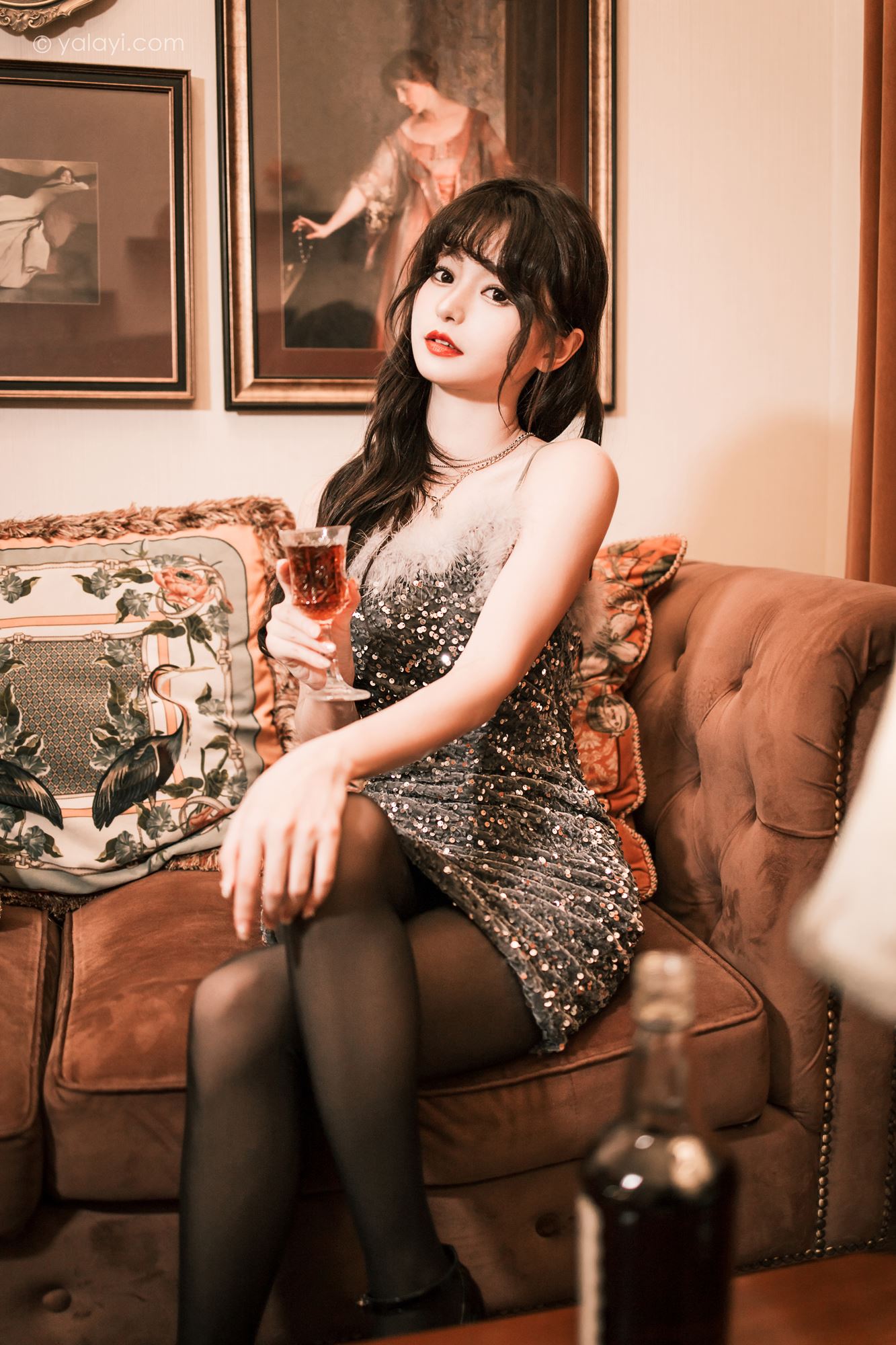 图片[15]-[YALAYI雅拉伊]2023.04.07 NO.1022 优雅的小黑裙 小亭[45+1P] – 速更版-美库