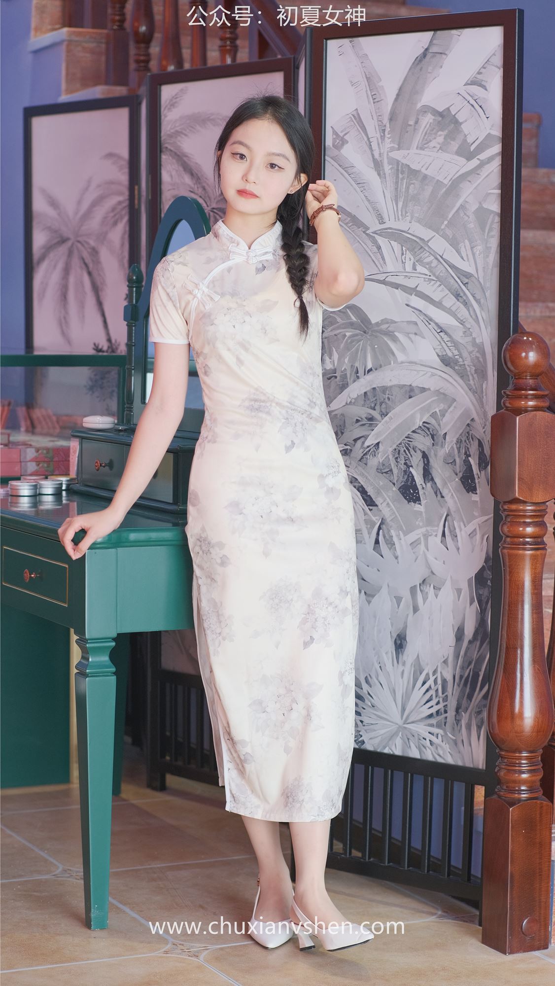 图片[37]-初夏女神 NO.054 双双 旗袍少女[200P] – 速更版-美库