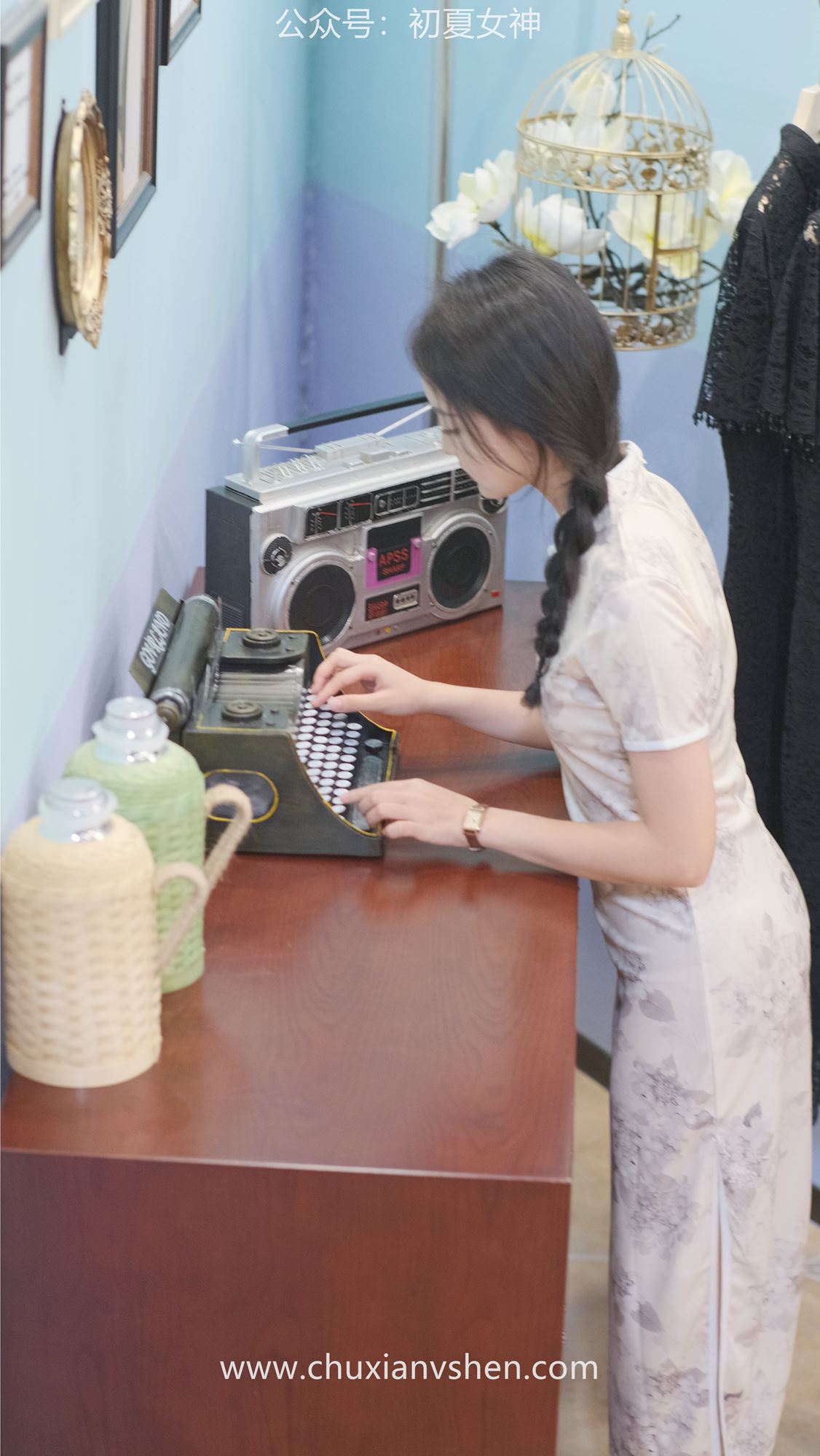 图片[51]-初夏女神 NO.054 双双 旗袍少女[200P] – 速更版-美库