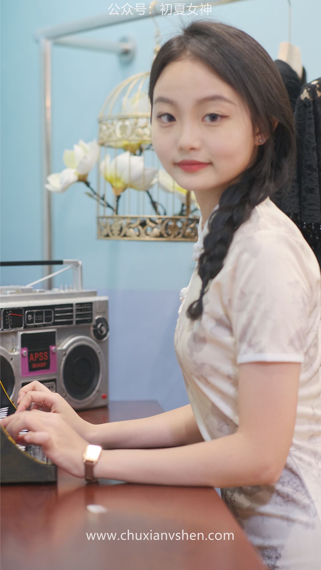 图片[52]-初夏女神 NO.054 双双 旗袍少女[200P] – 速更版-美库