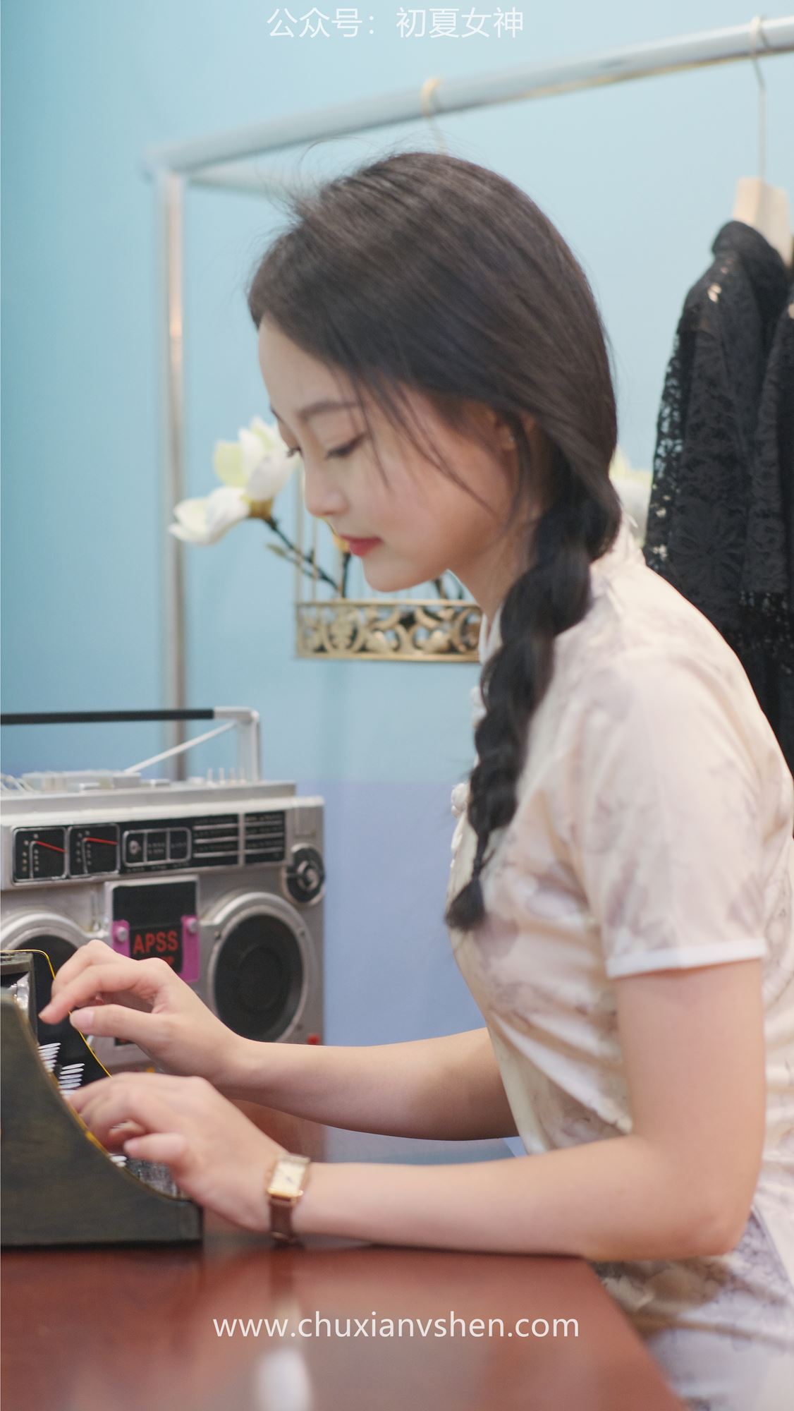 图片[53]-初夏女神 NO.054 双双 旗袍少女[200P] – 速更版-美库