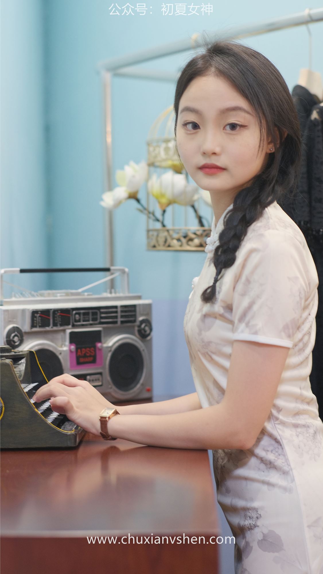 图片[54]-初夏女神 NO.054 双双 旗袍少女[200P] – 速更版-美库