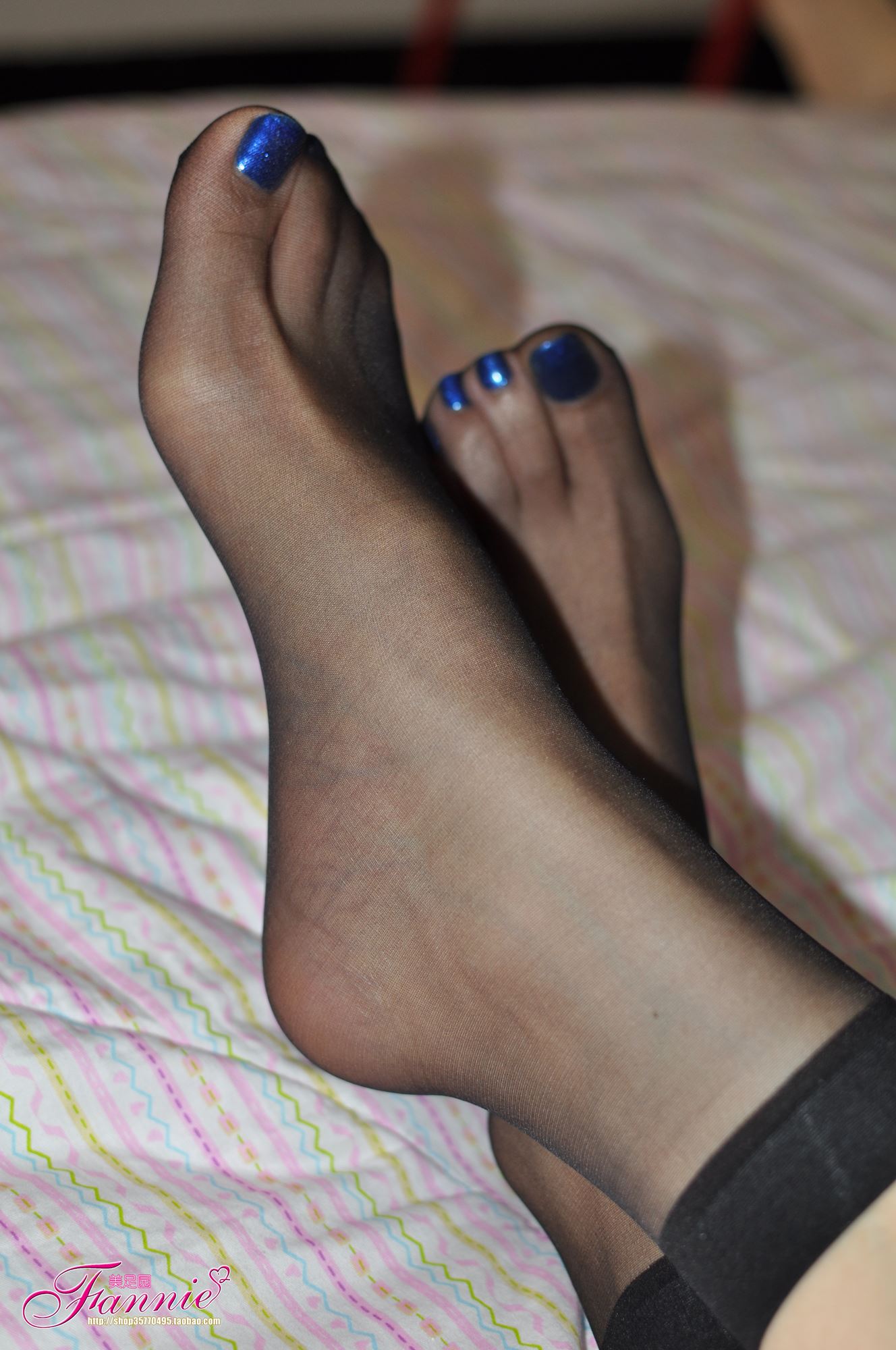 图片[10]-Fannie芬妮每足园 No.233 蓝色魅音 黑短丝 [69P] – 速更版-美库