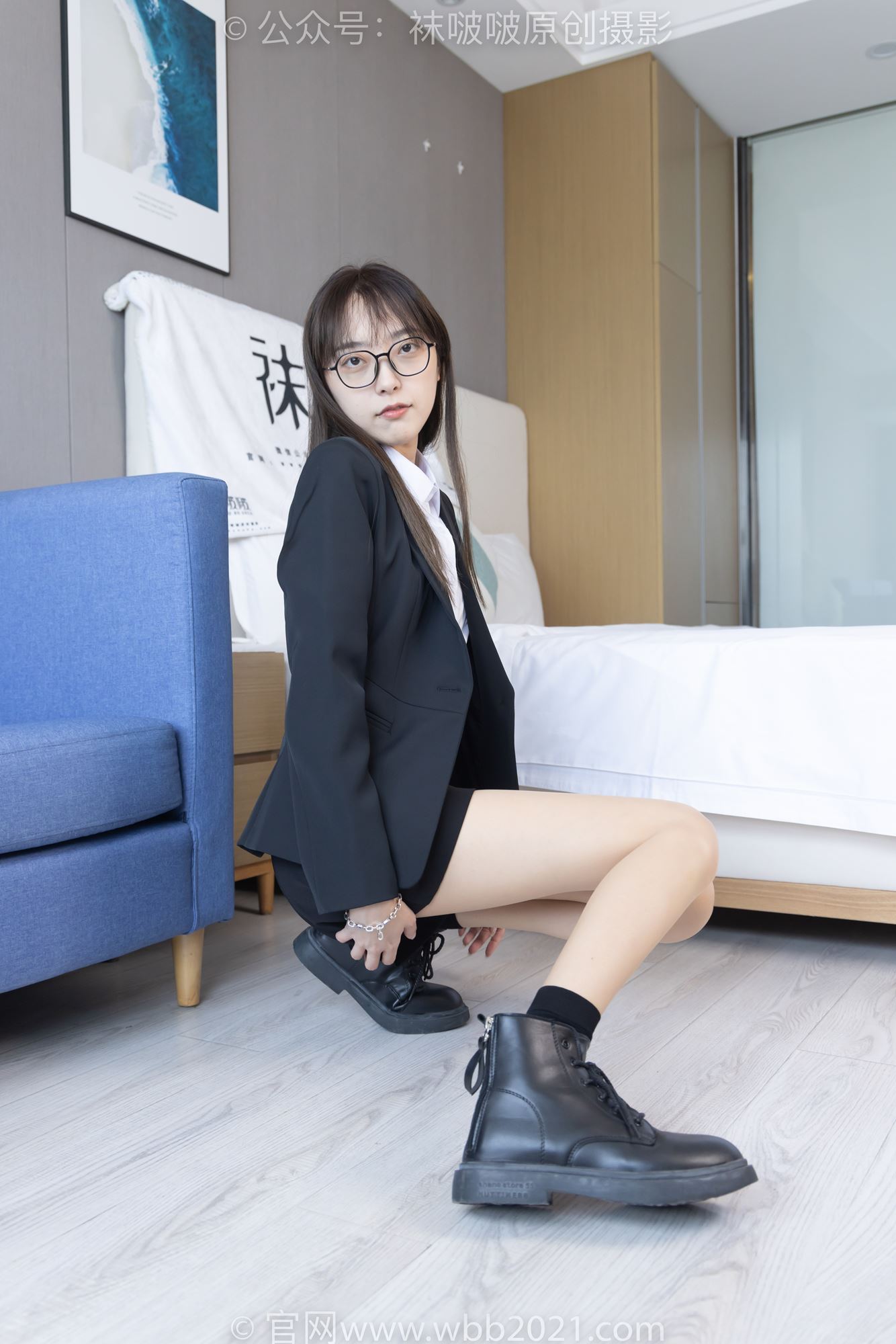 图片[17]-[BoBoSocks袜啵啵]NO.280 稚予-马丁靴、高跟鞋、黑棉袜、肉丝[145P] – 速更版-美库