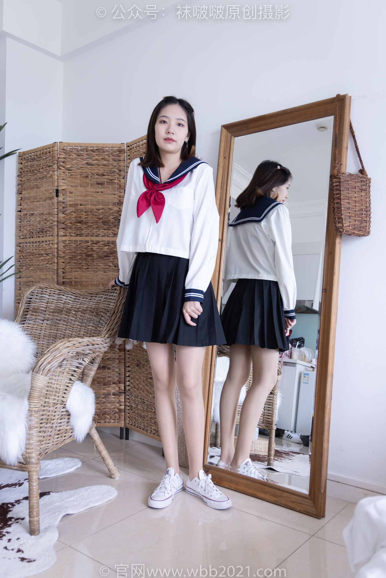 图片[21]-[BoBoSocks袜啵啵]NO.281 小甜豆-两双板鞋、肉丝[145P] – 速更版-美库