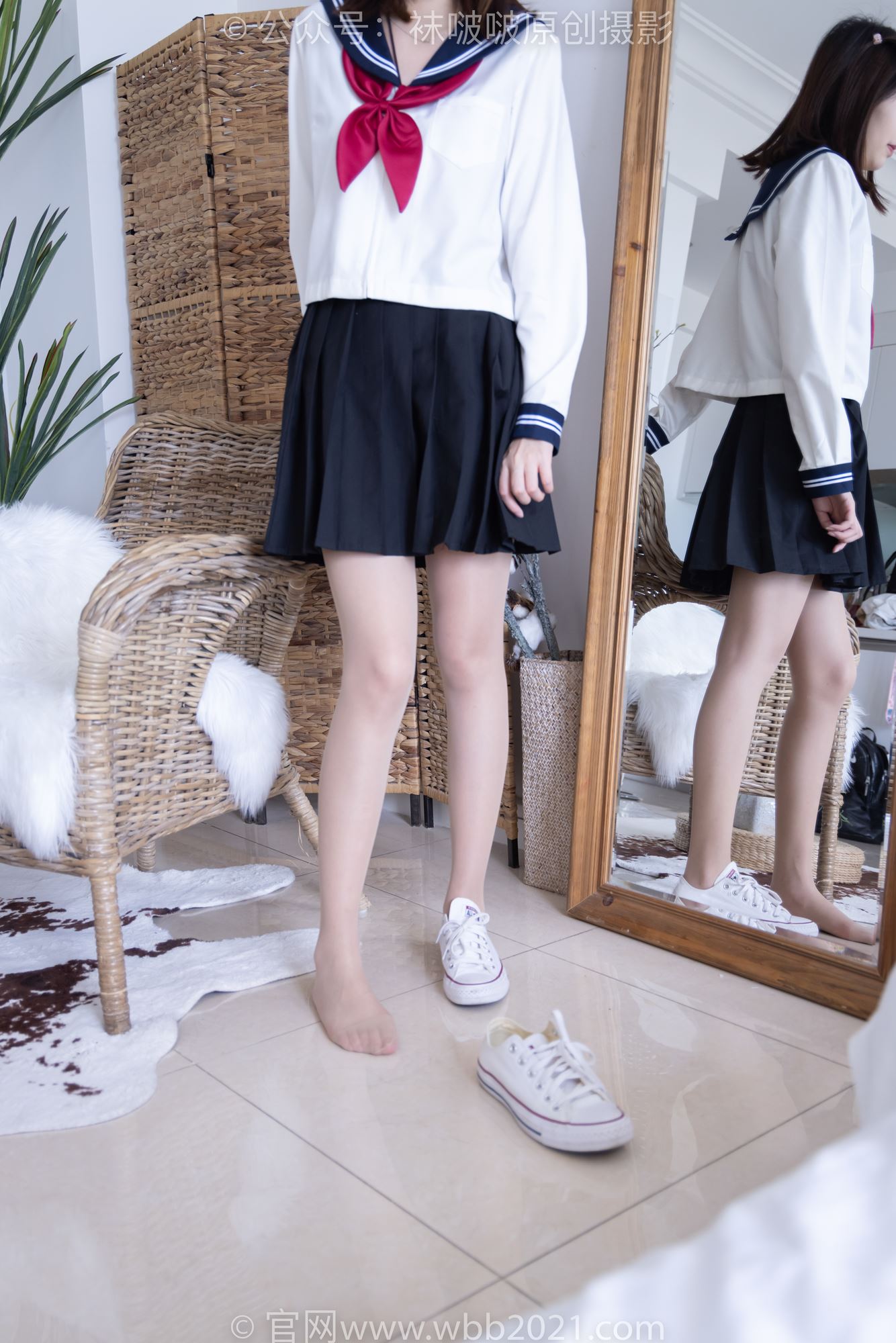 图片[28]-[BoBoSocks袜啵啵]NO.281 小甜豆-两双板鞋、肉丝[145P] – 速更版-美库